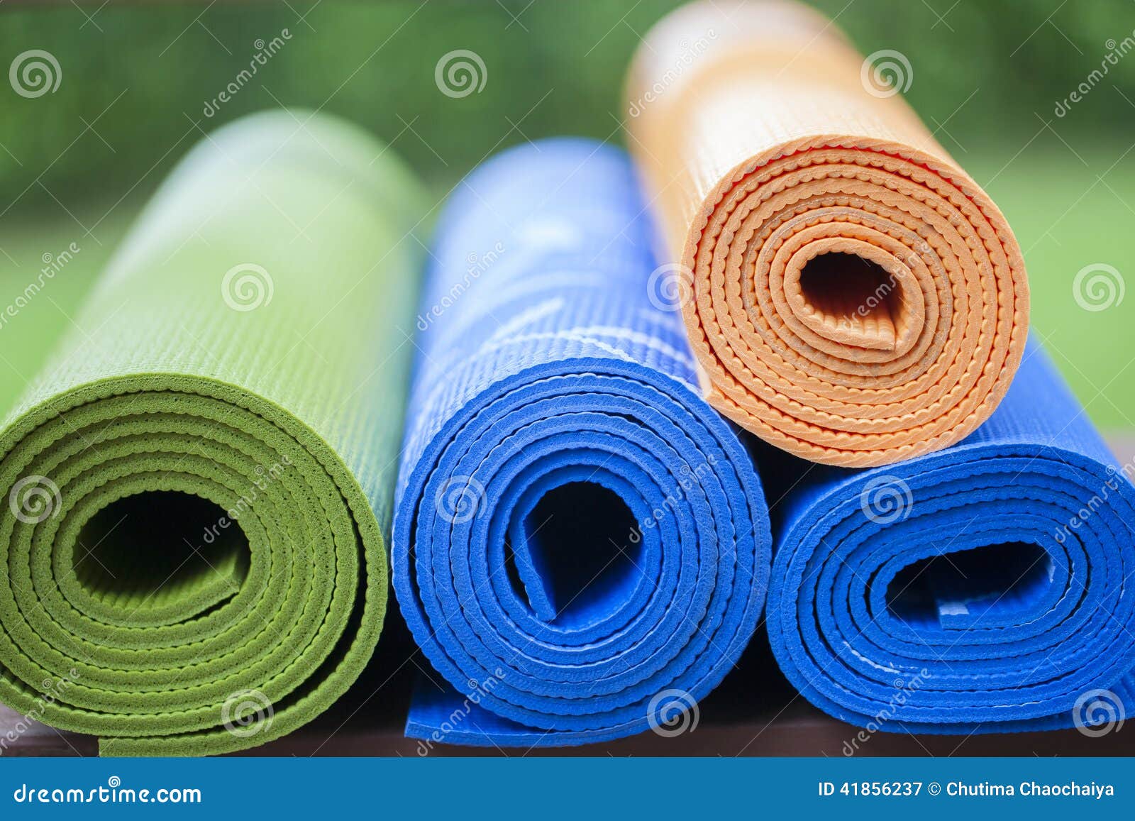 Yoga mats stock image. Image of colorful, body, recreation 41856237