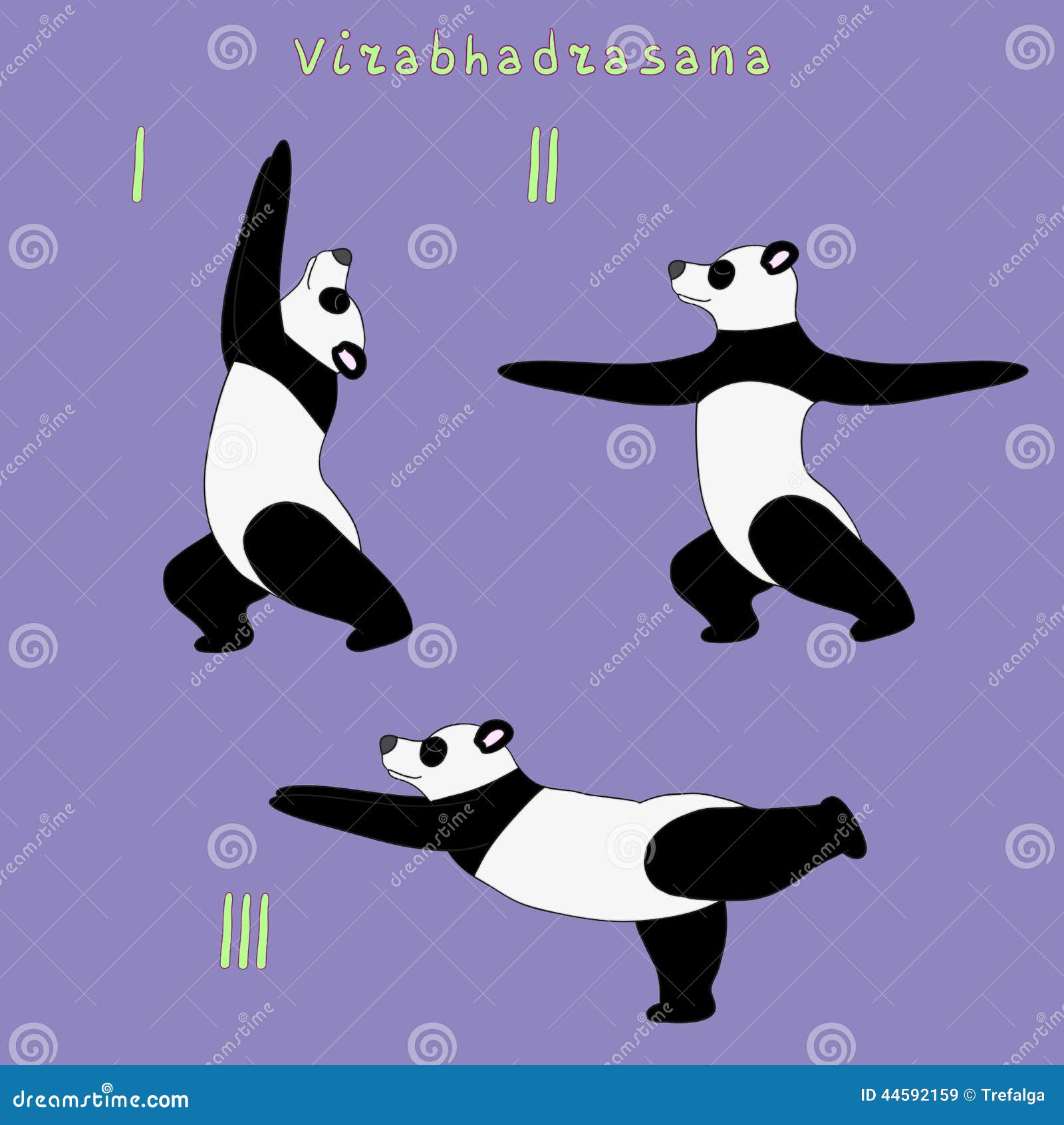 https://thumbs.dreamstime.com/z/yoga-panda-bear-virabhadrasana-pose-illustration-44592159.jpg