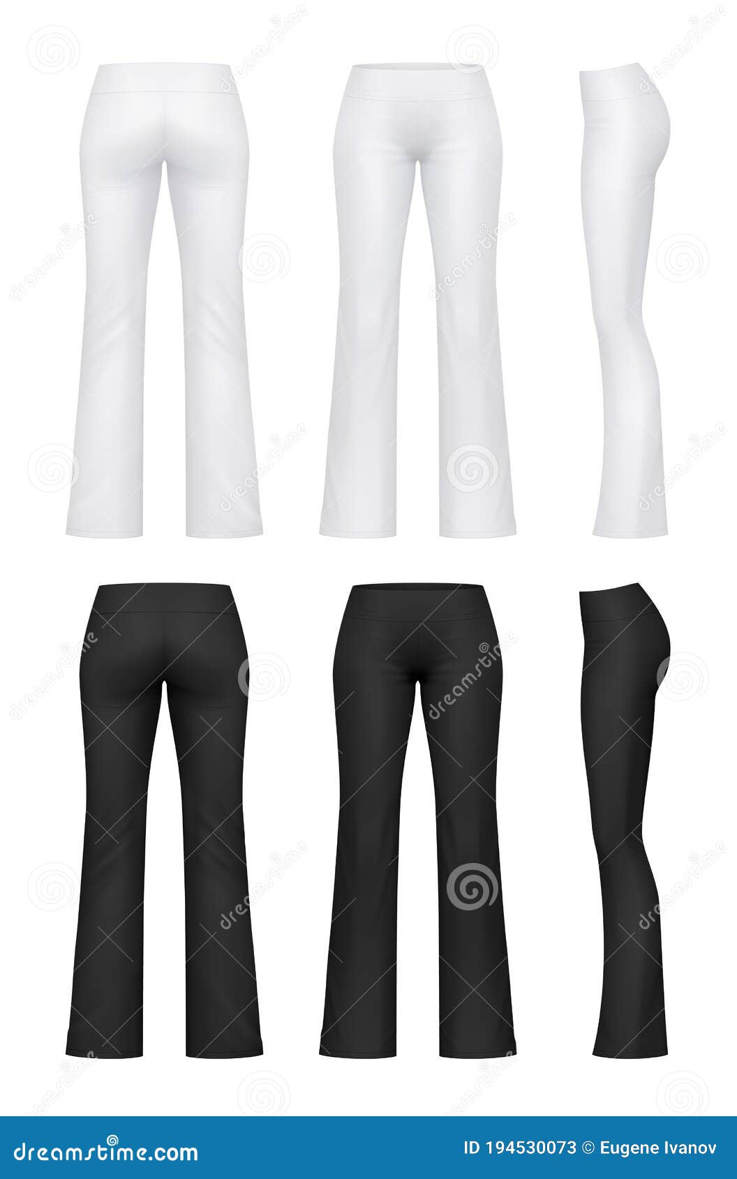 Yoga pants stock vector. Illustration of cotton, yoga 194530073