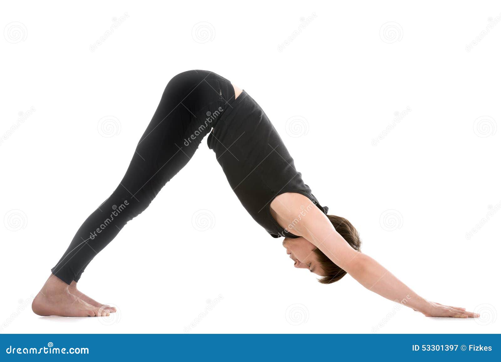 yoga pose downward-facing dog