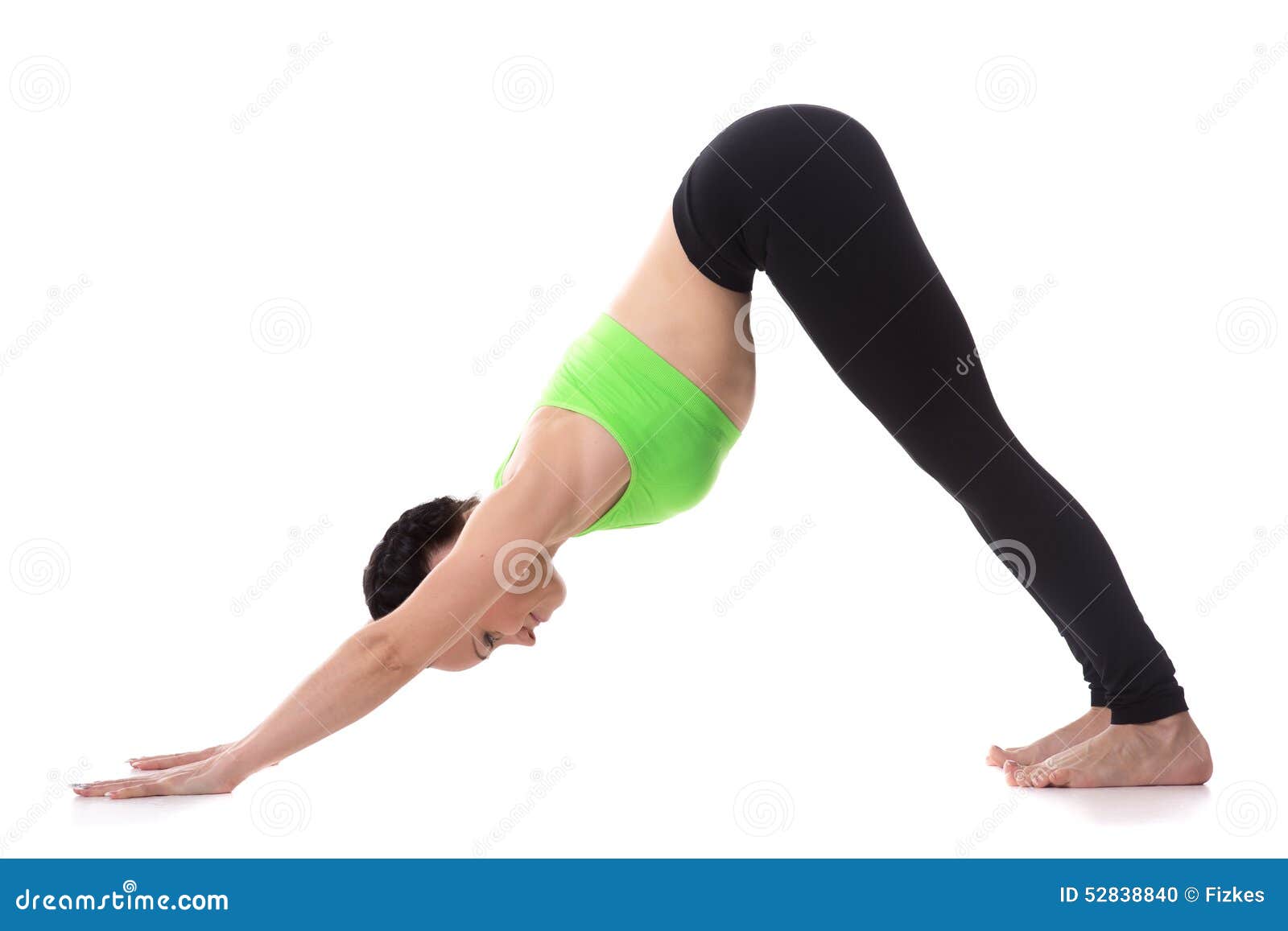 yoga pose downward-facing dog