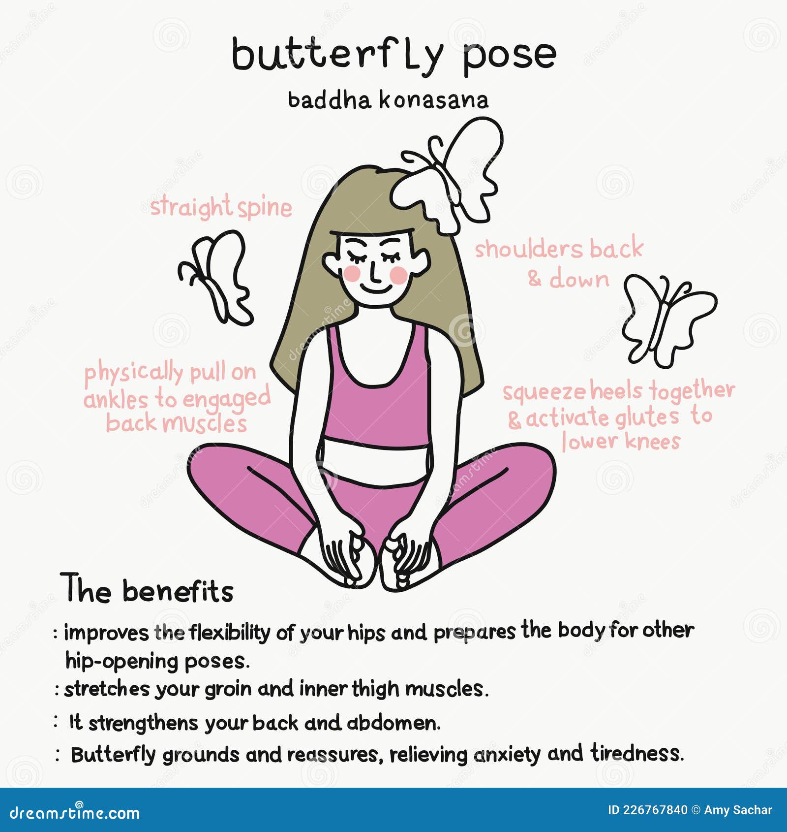 Yoga Poses 101 - Butterfly Pose Basics