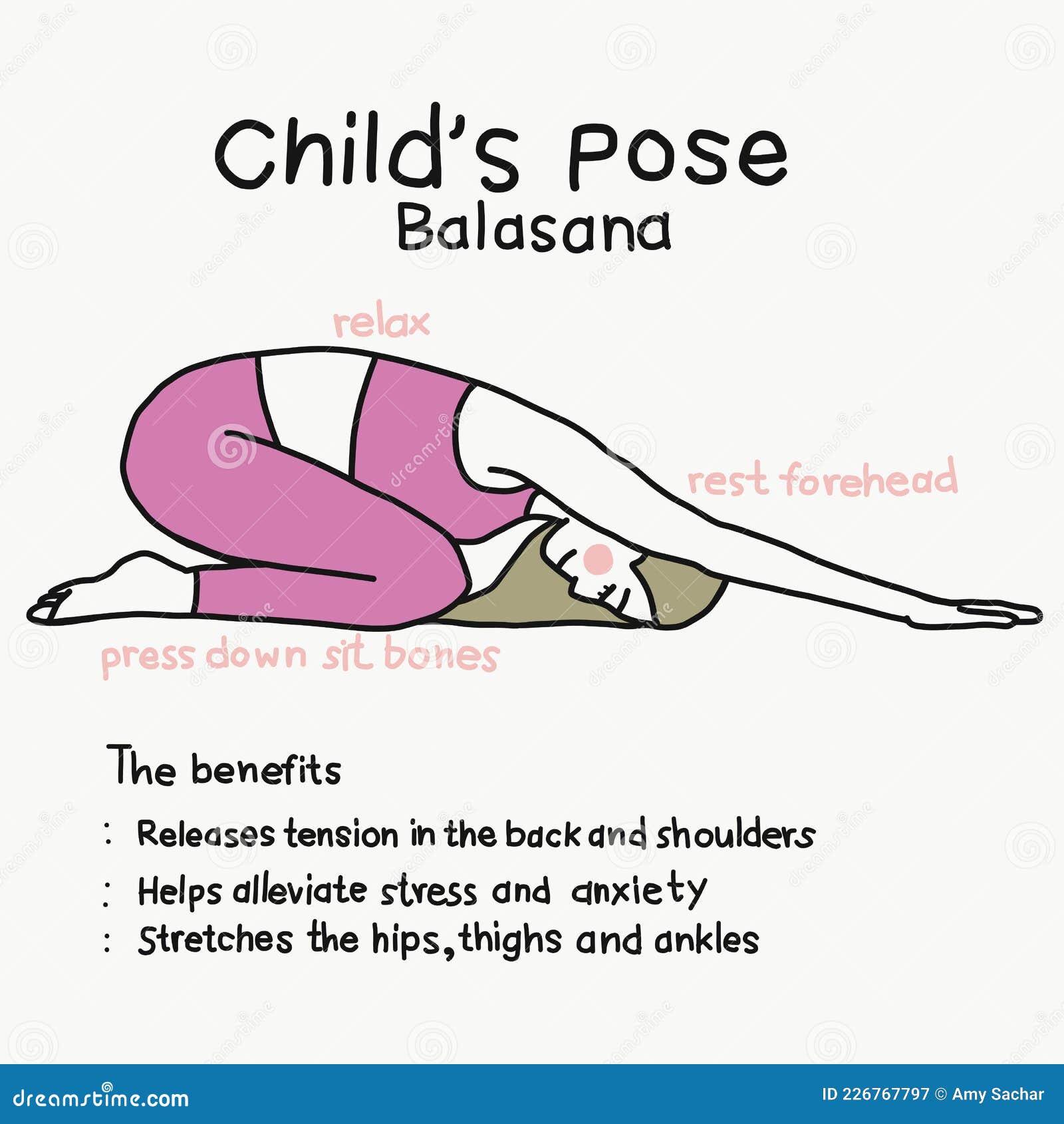 Vive Health Yoga Poses Poster RHB2035