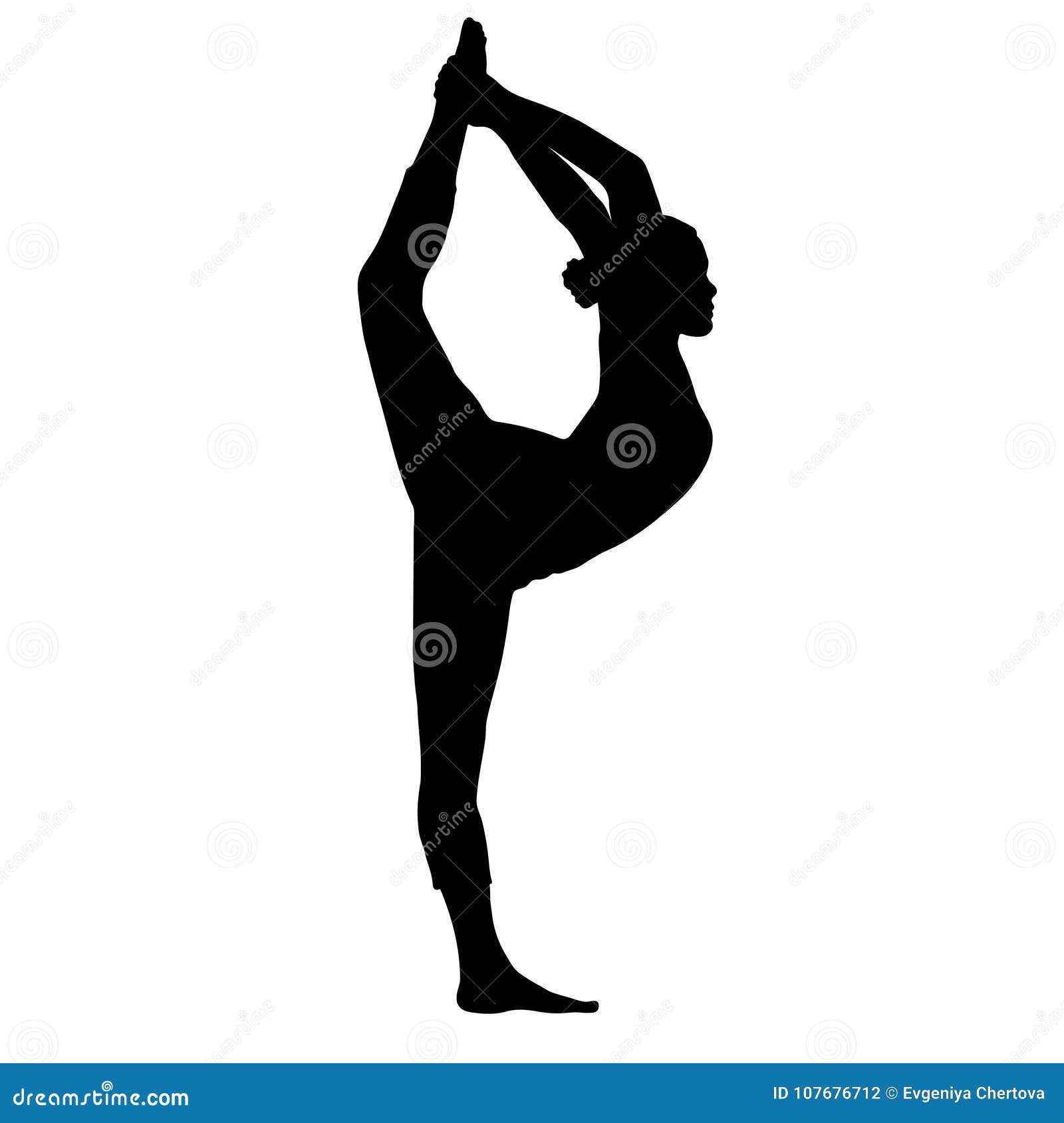 Premium Vector | Yoga pose logo on sunset outline silhouette