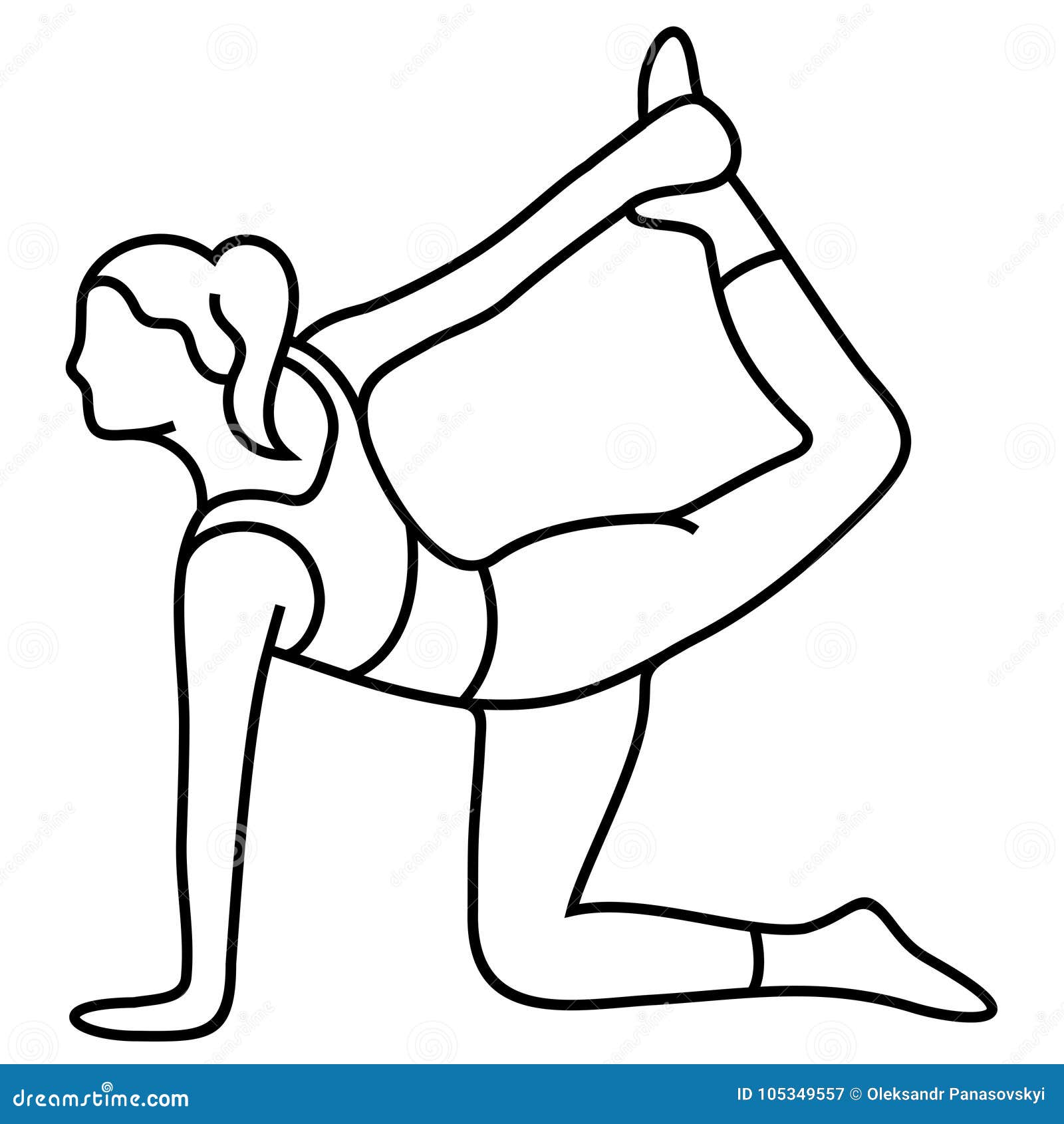 Yoga Poserar Asana, Poserar, Göra Sig Till Vektorlägenhetöversikter Vektor  Illustrationer - Illustration av studio, skönhet: 105349557