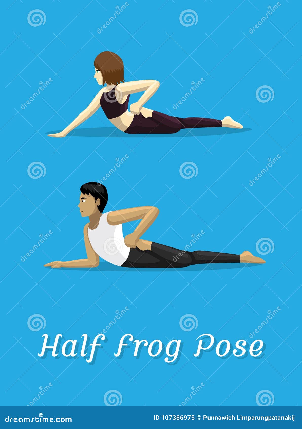 Ardha Bhekasana / Half Frog Pose – Improve Your Flexibility! – Yoga365Days
