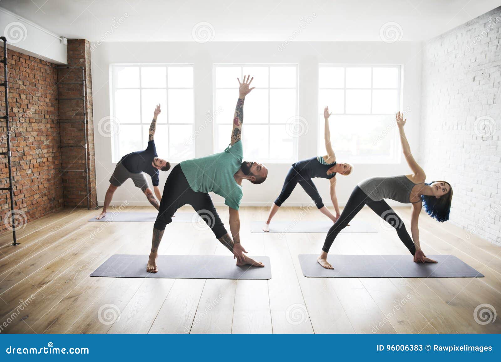 yoga practice exercise class health concept