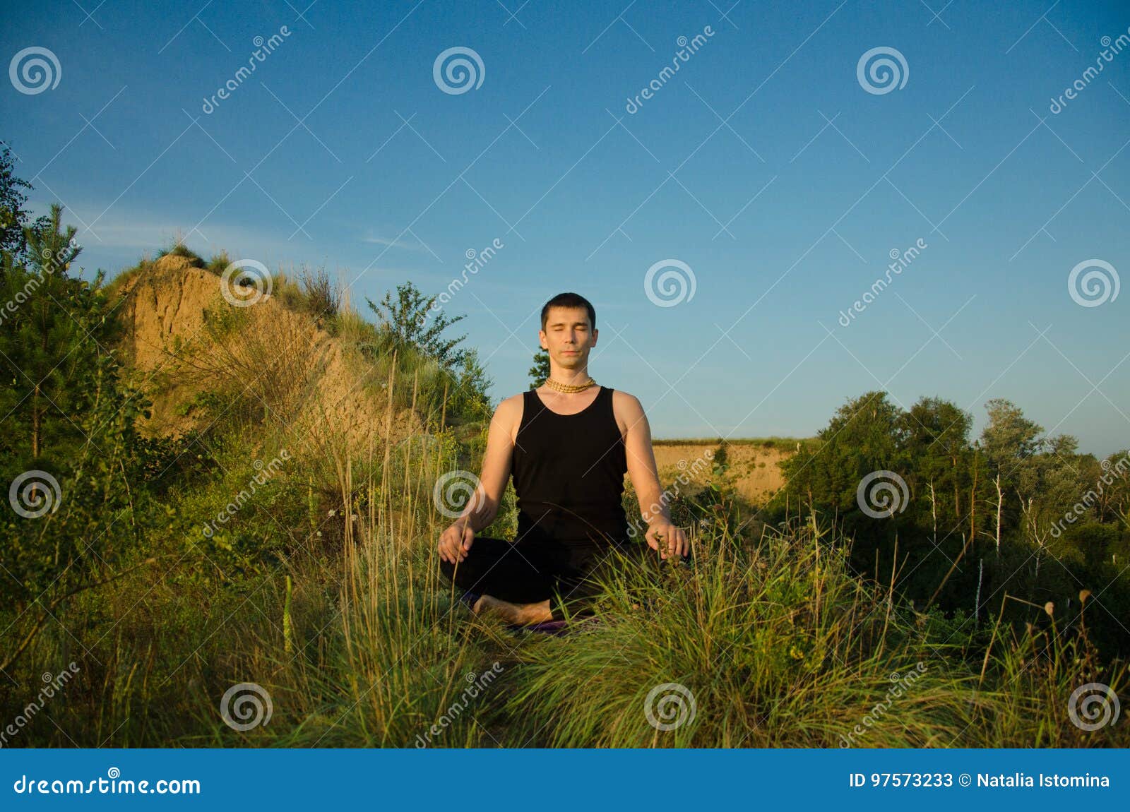 Yoga Strength, Harmony and Tranquility Stock Image Image of