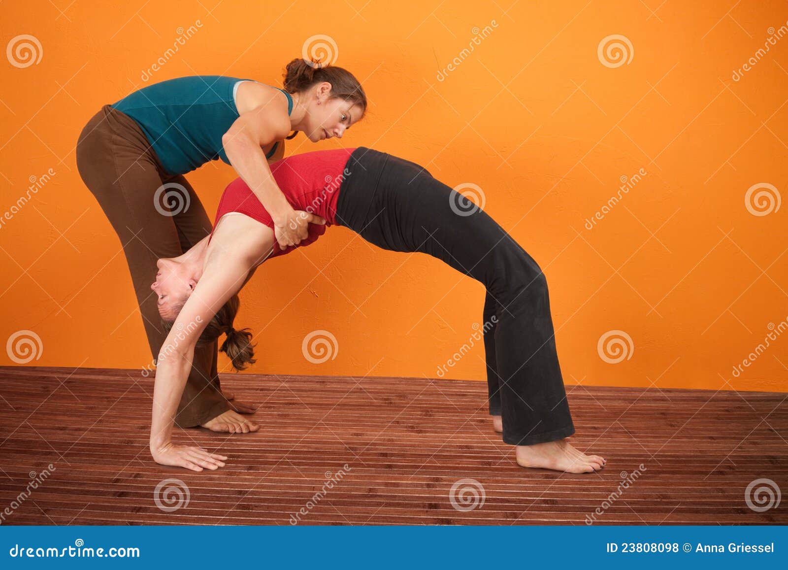 Yoga Pair Women Duo Balance Stock Photos - Free & Royalty-Free Stock Photos  from Dreamstime