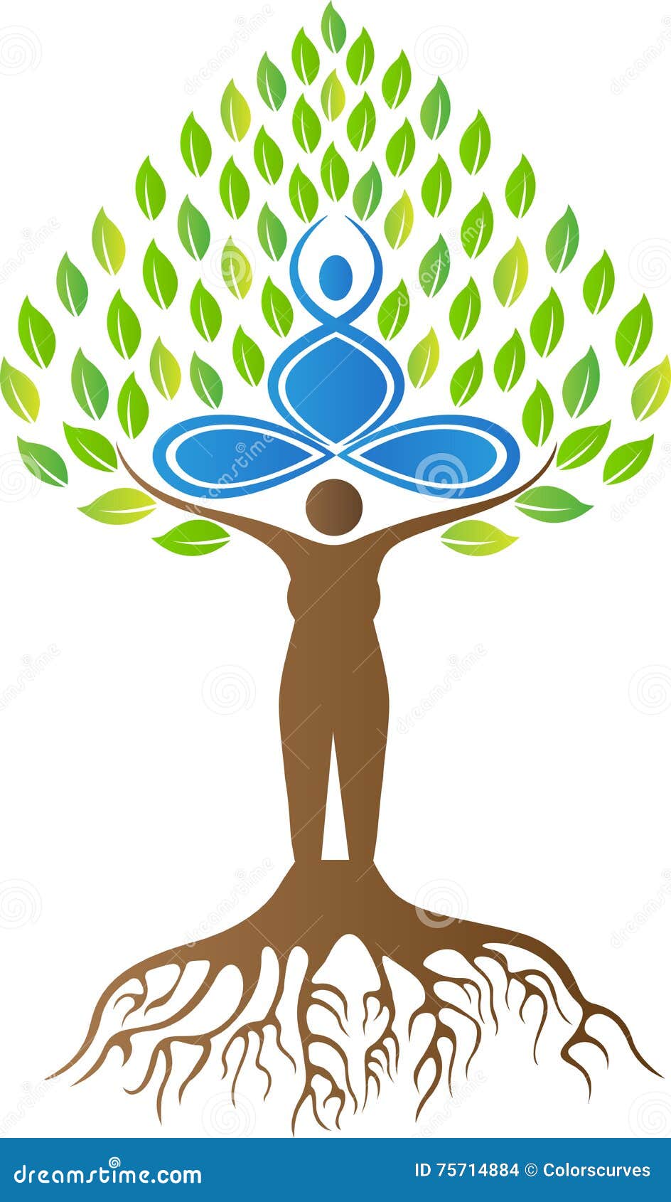 Yoga Tree Pose Silhouette Transparent Background, Yoga Styling Plants  Leaves Yoga Figures And Trees, Abstract Character, Trees, Green Movement  PNG Image For Free Download