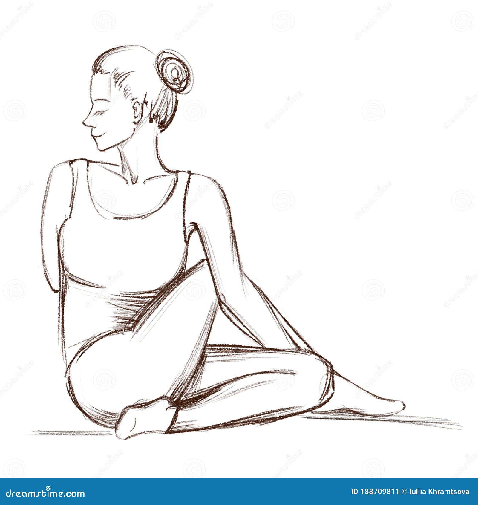 Day 24 // How to Draw a Sitting Pose • Bardot Brush