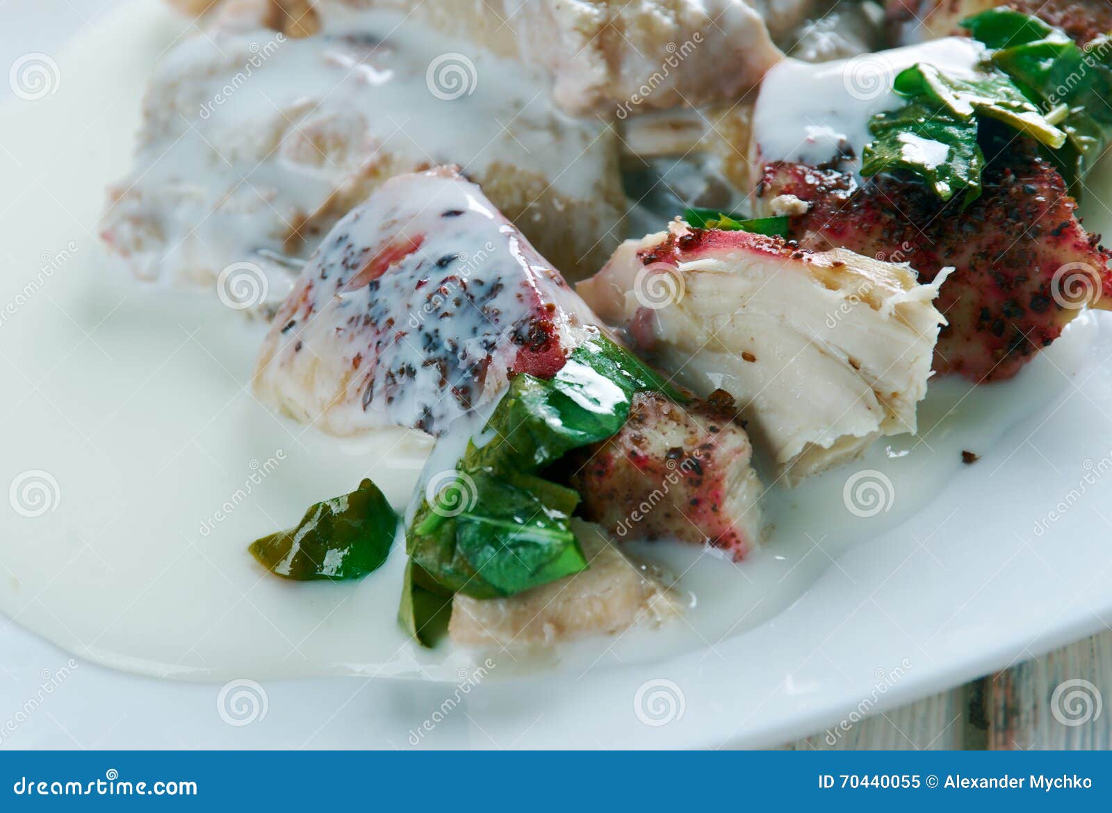 Yogurt Chicken Casserole stock image. Image of juice 70440055