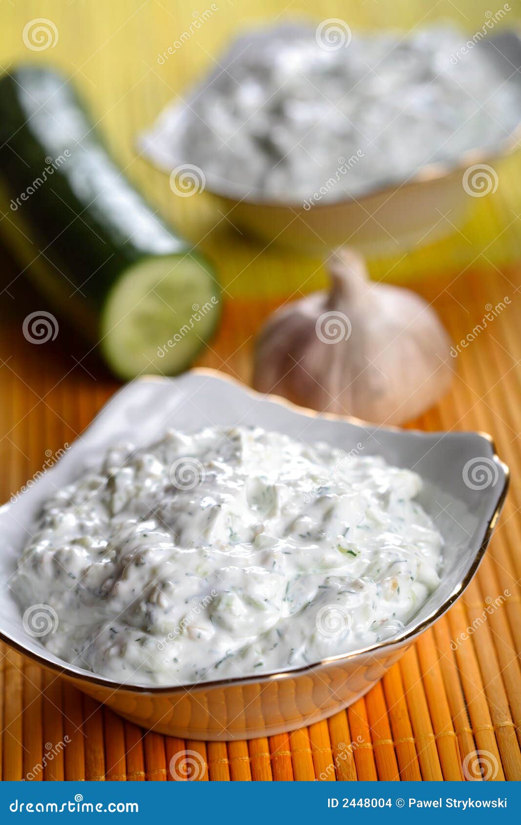 Yogurt dressing stock photo. Image of composition, dinner 2448004