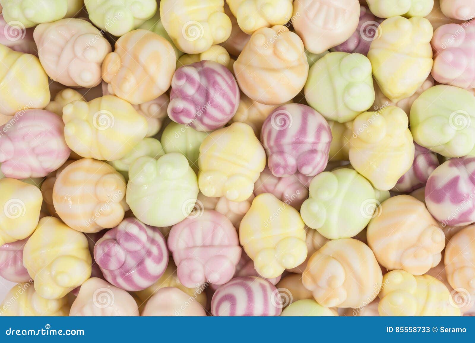 Yogurt Gummy Candies Background Stock Image Image of candy, fruity