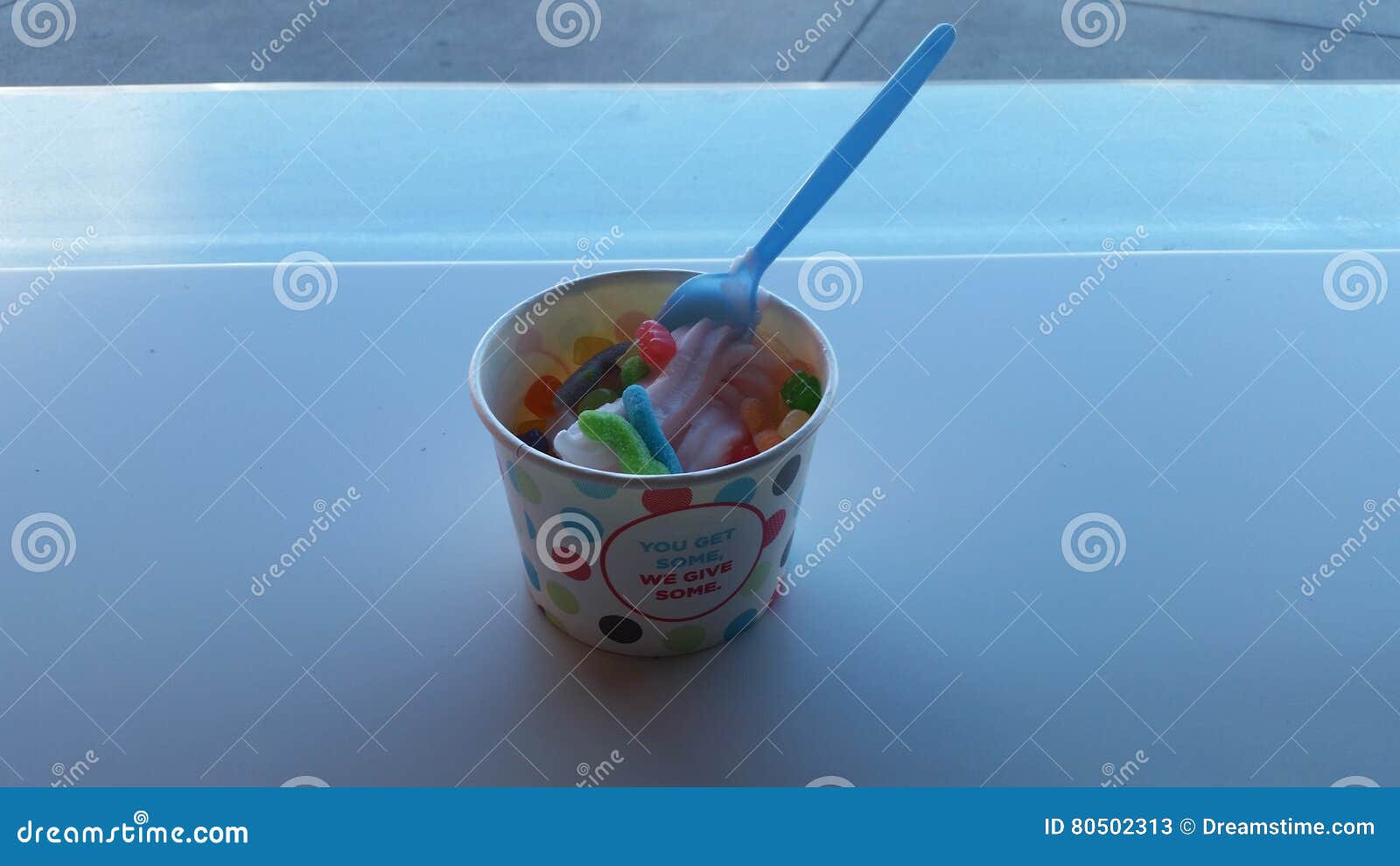 Yogurt editorial stock photo. Image of yogurt, gummy 80502313