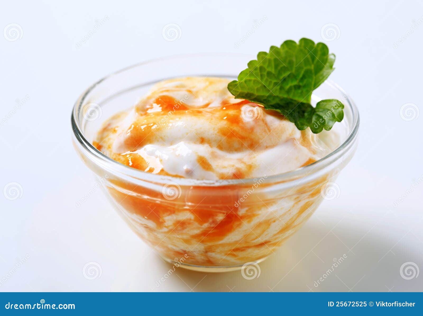Yogurt and jelly stock image. Image of quark, closeup 25672525
