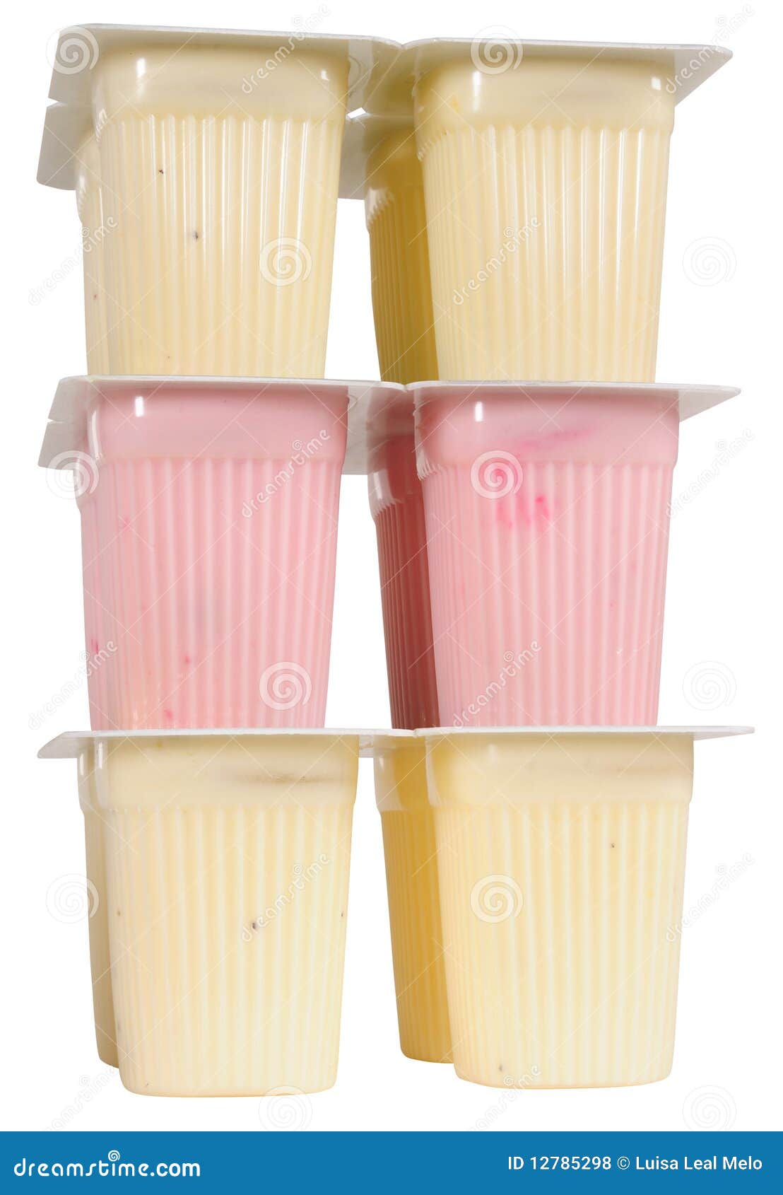 Yogurt pack. Isolated stock photo. Image of liquid, isolated 12785298