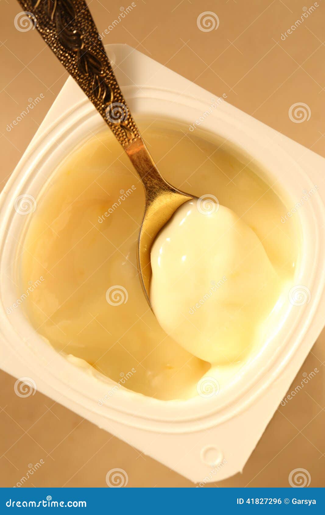 Yogurt pot stock photo. Image of container, fresh, breakfast 41827296