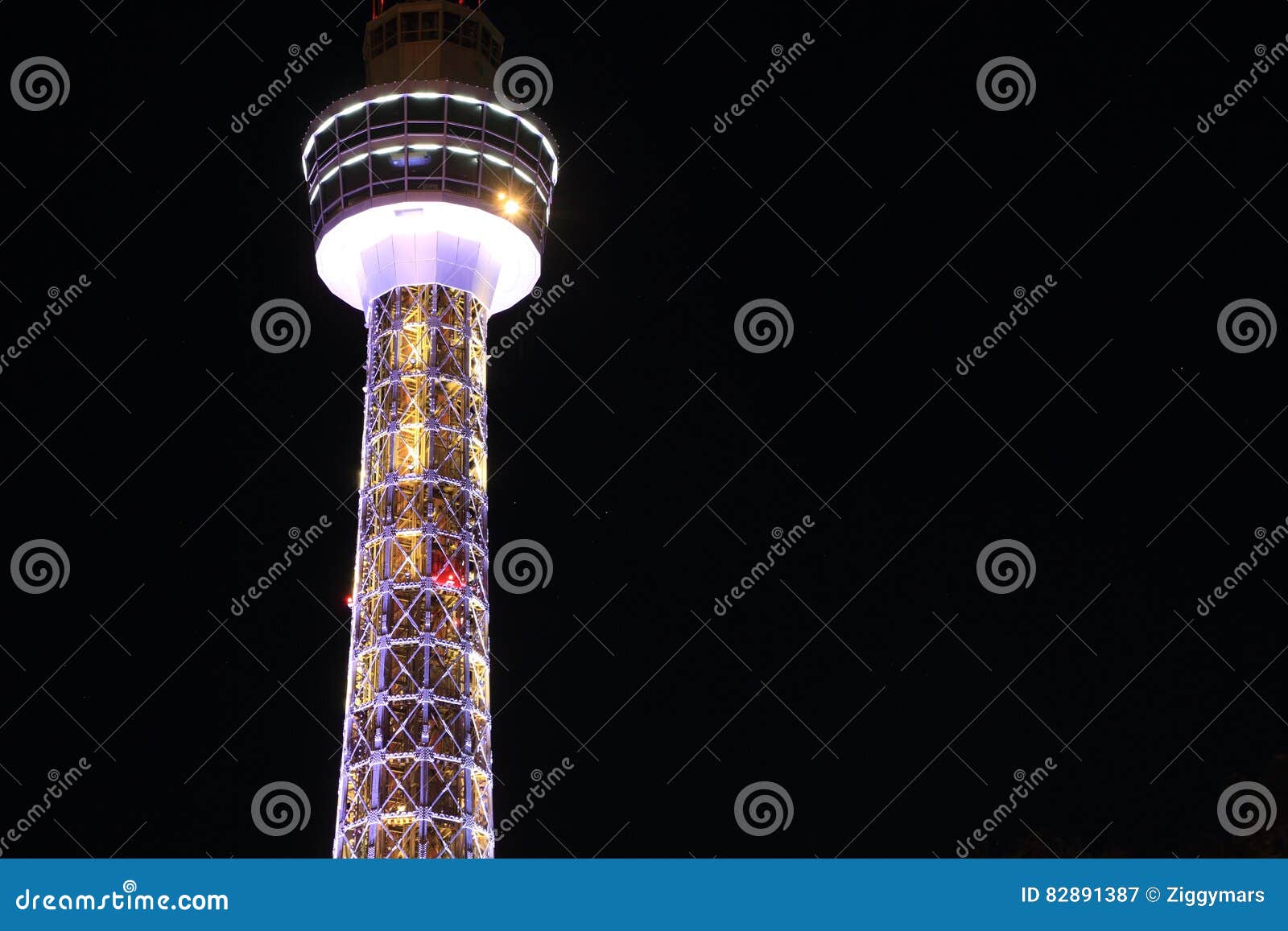 Yokohama Mariene Toren In Kanagawa, Japan Stock Afbeelding - Image Of  Gebouw, Wijk: 82891387