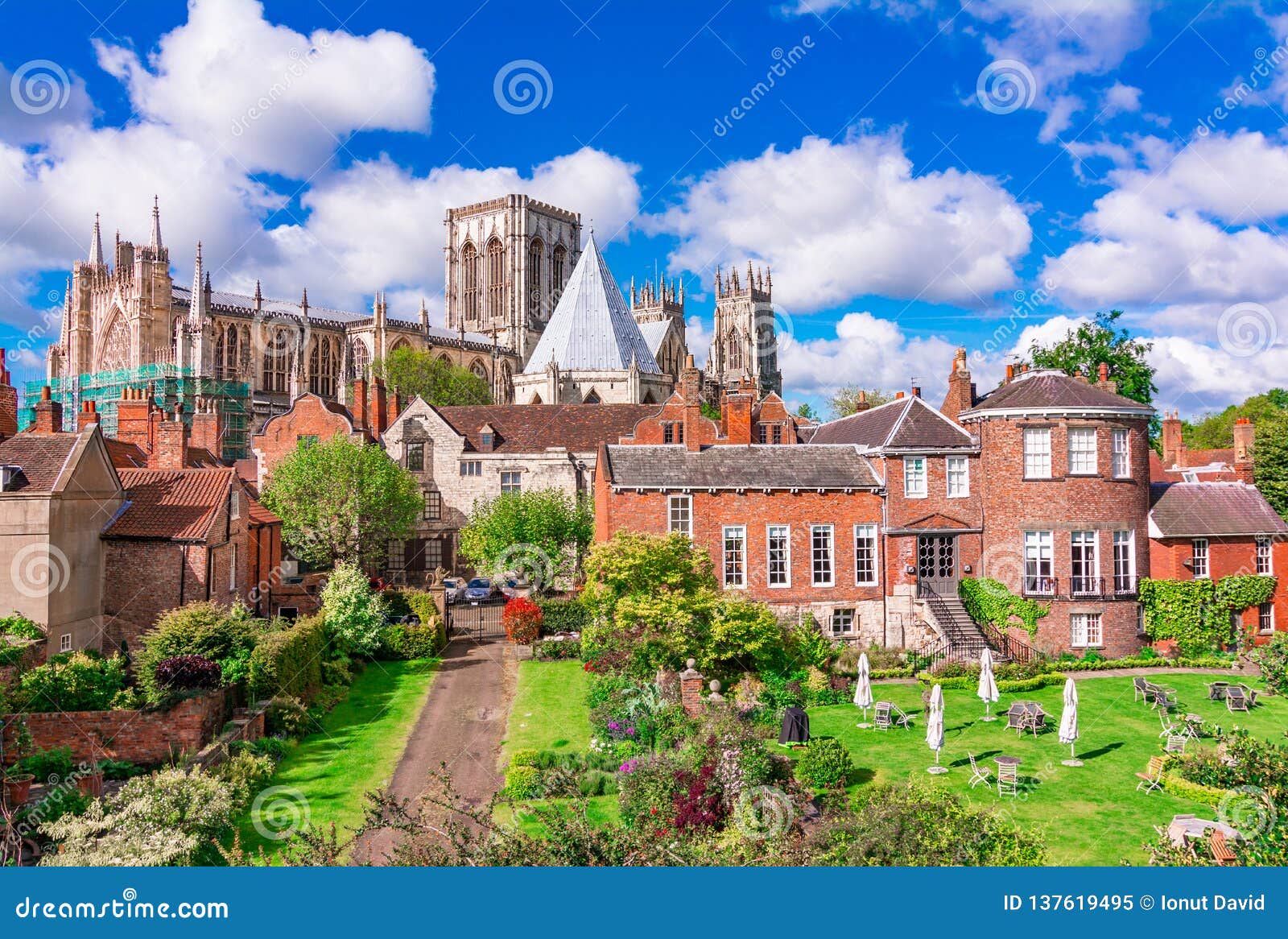 york, england, united kingdom: york minster, one of the largest of its kind in northern europe