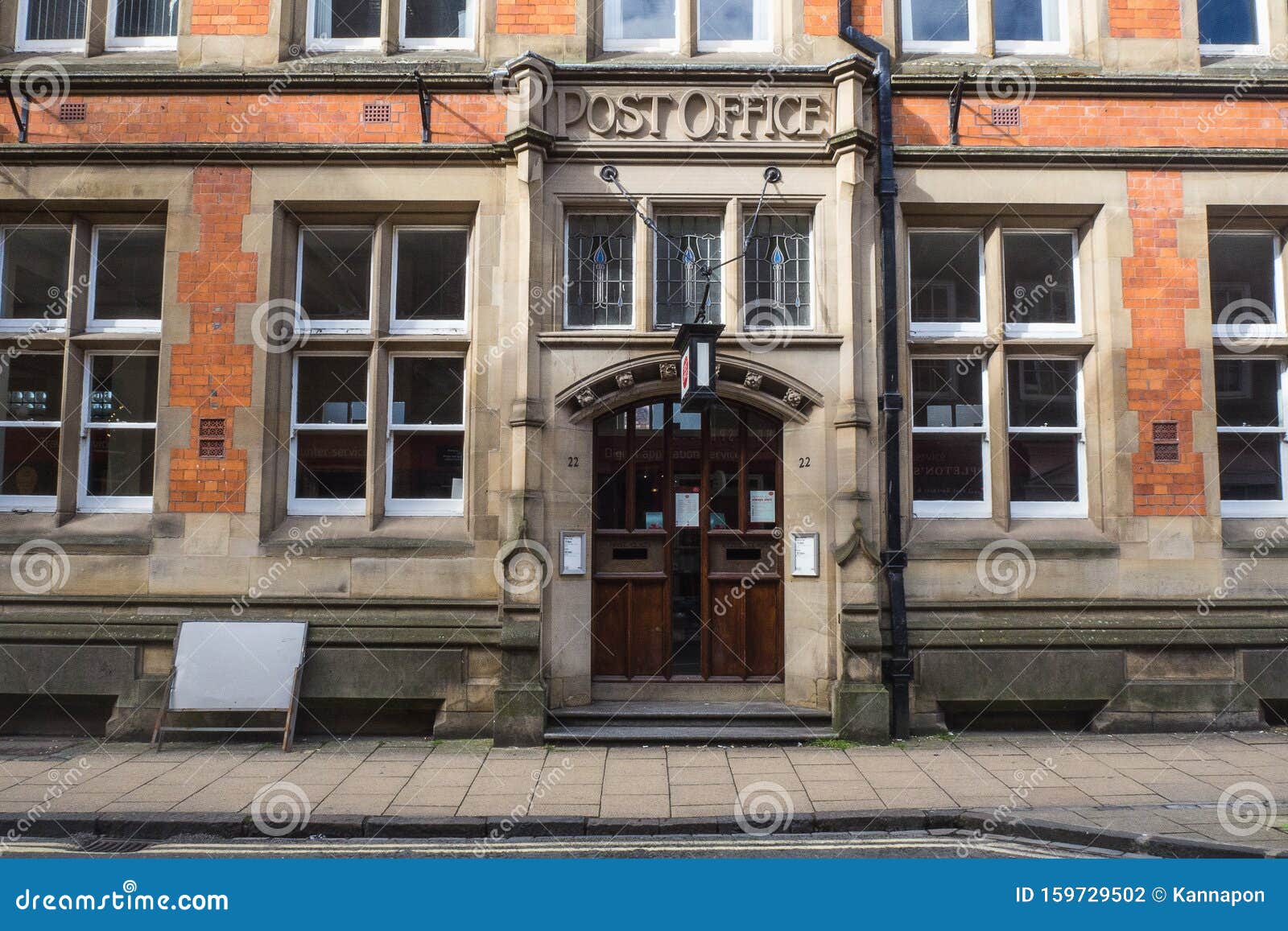 Post Office is Old and Ancient Building in York City, UK Editorial