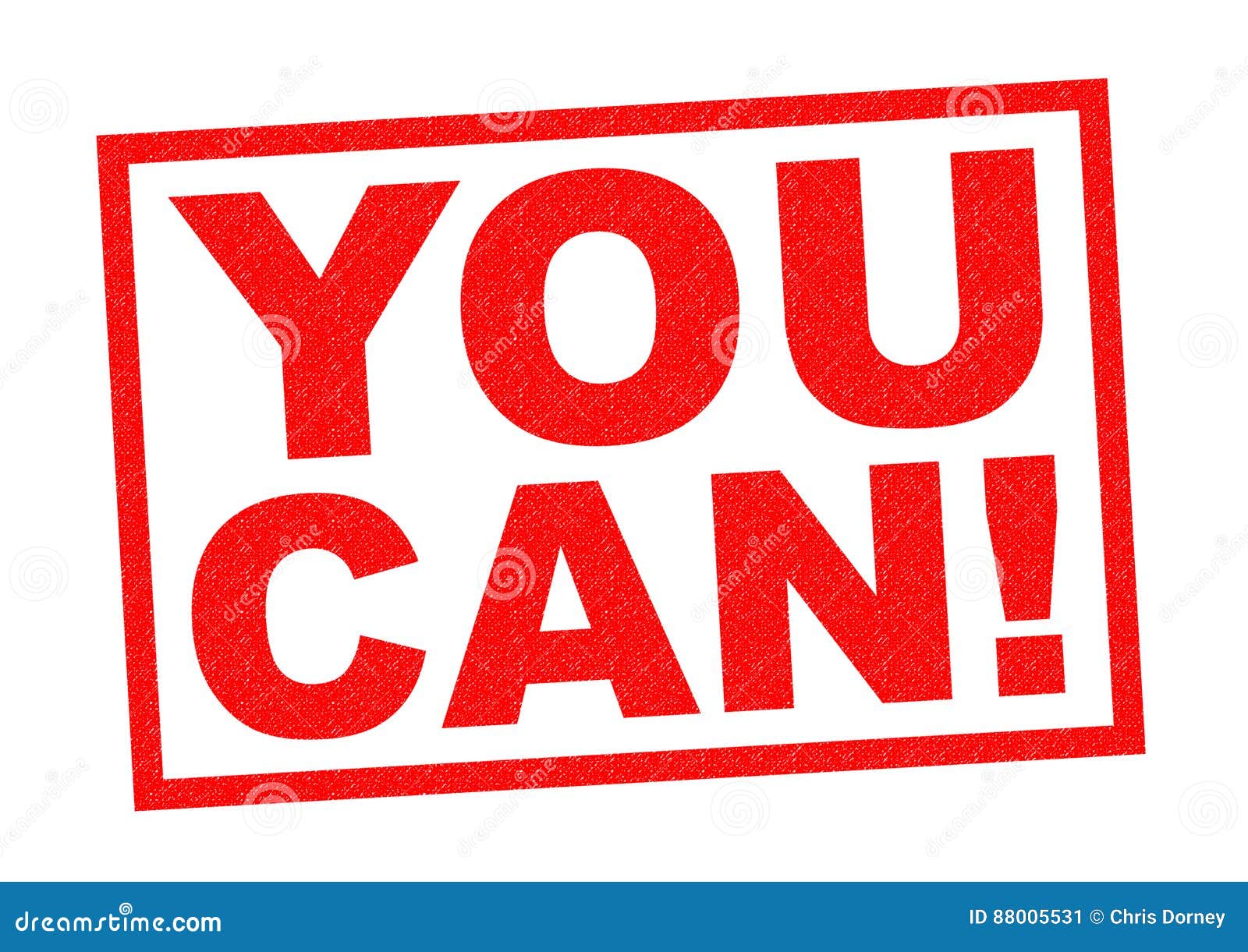 YOU CAN! stock illustration. Illustration of insignia - 88005531