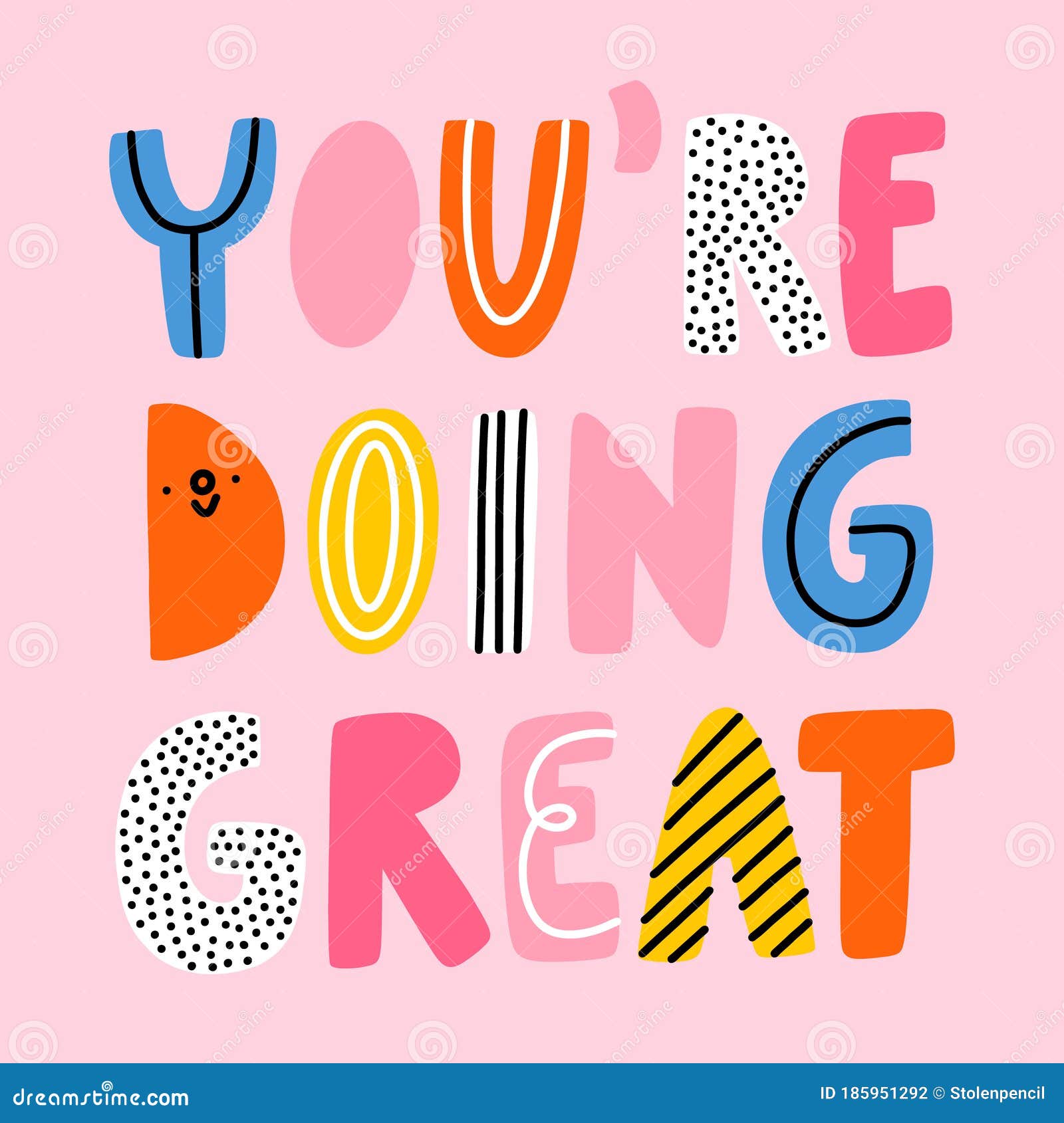 you are doing great,  