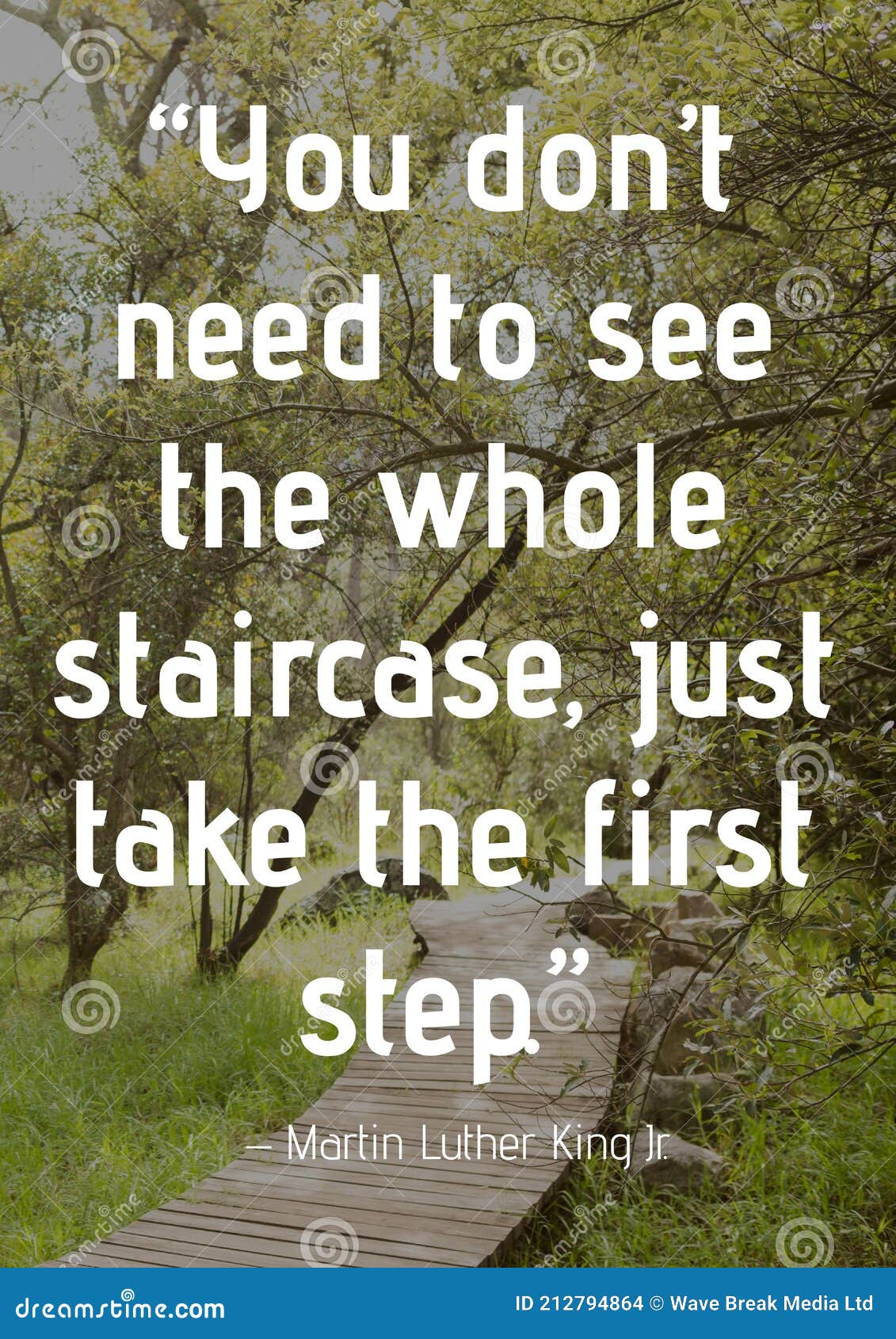 You Don T Need To See the Whole Staircase, Just Take the First Step