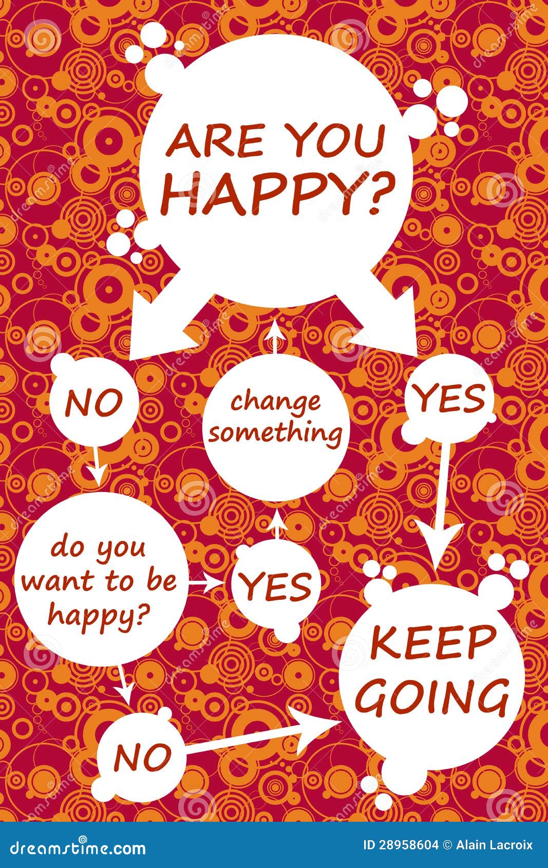 Are You Happy Stock Illustration Illustration Of Optimism 28958604