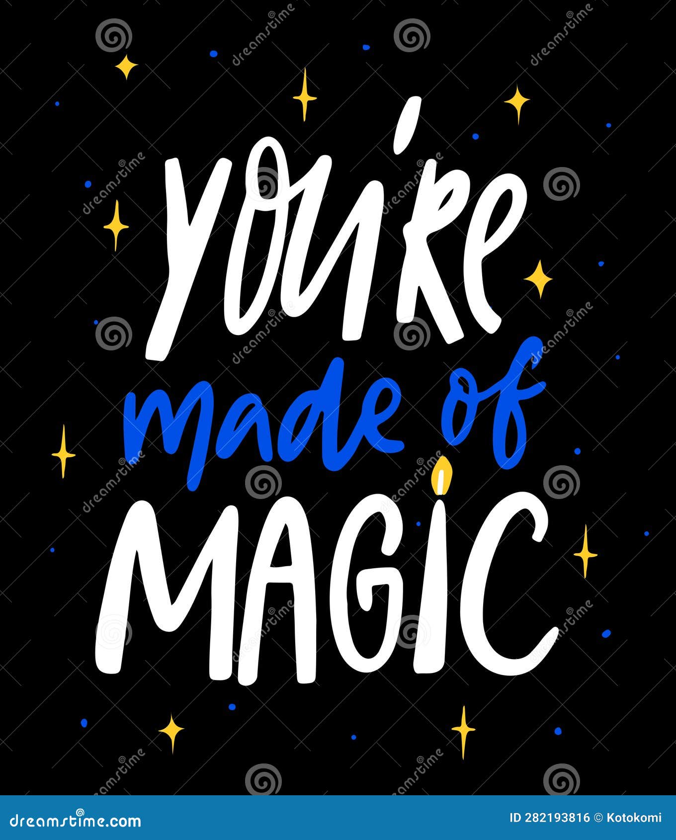 You are Made of Magic. Inspirational Witchy Quote, Hand Lettering on ...