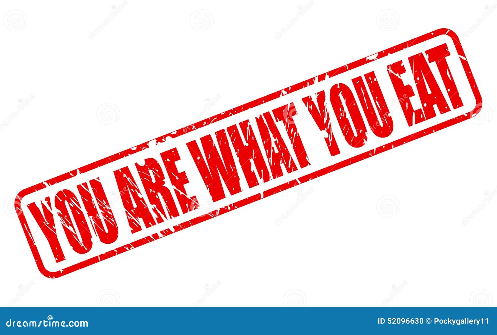 You are What You Eat Red Stamp Text Stock Vector Illustration of