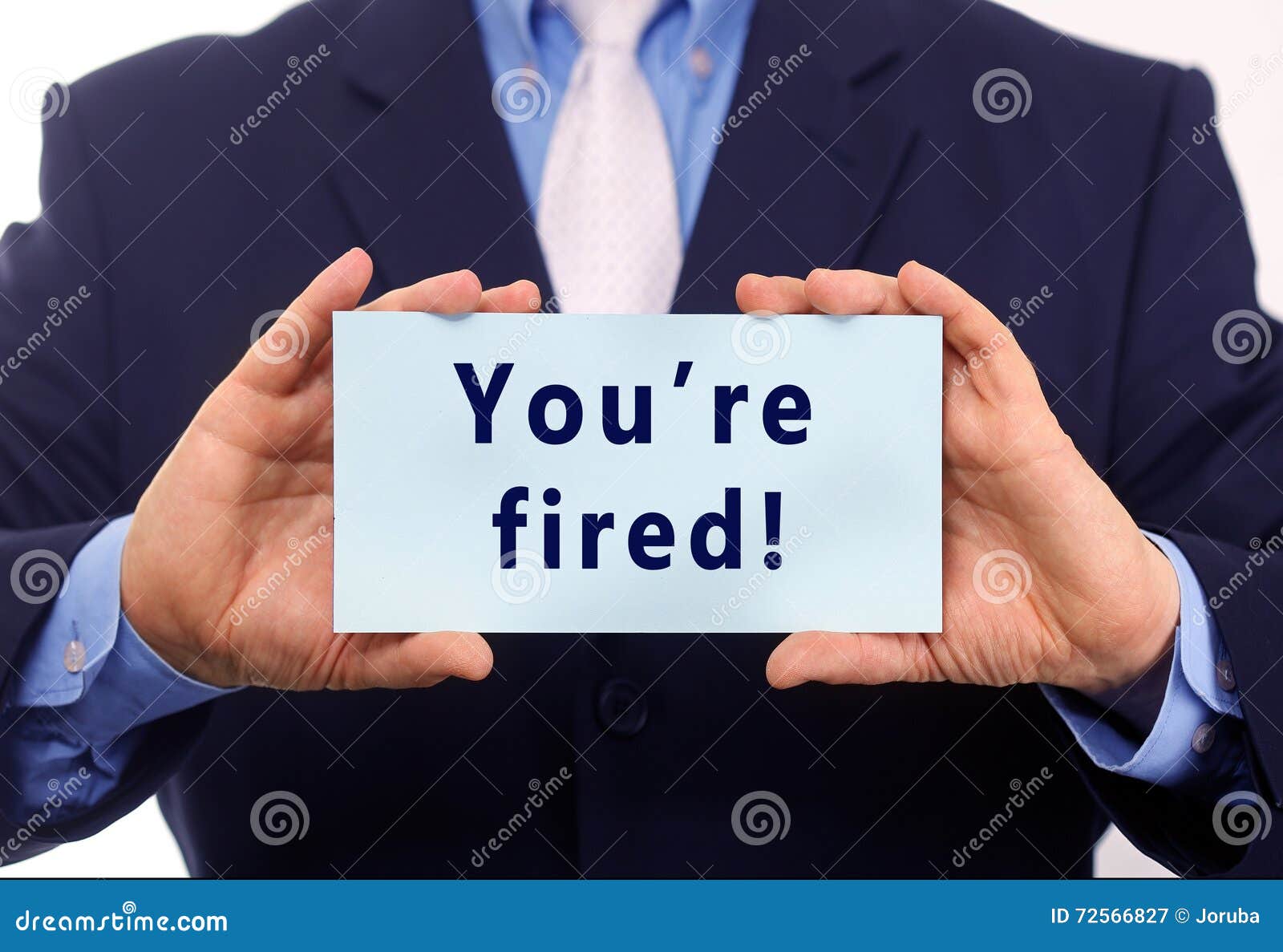 you're fired!