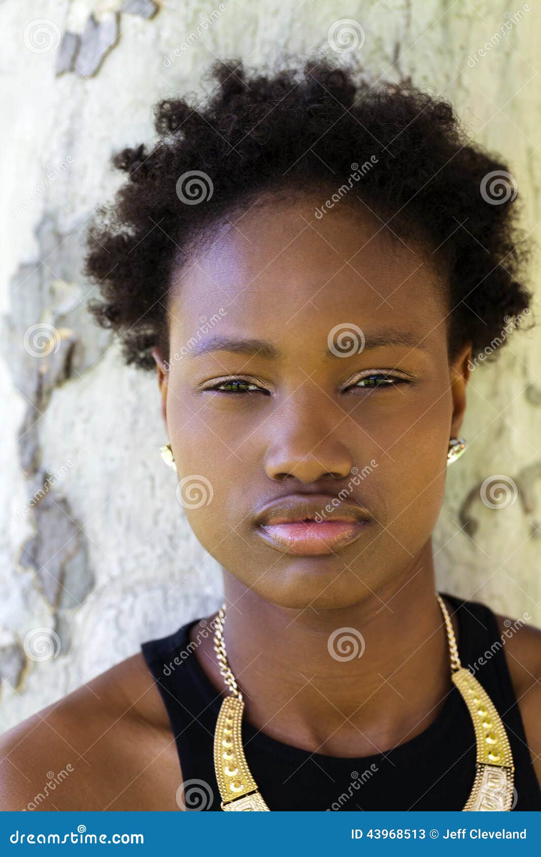 Young Black Teen Girls Outdoor