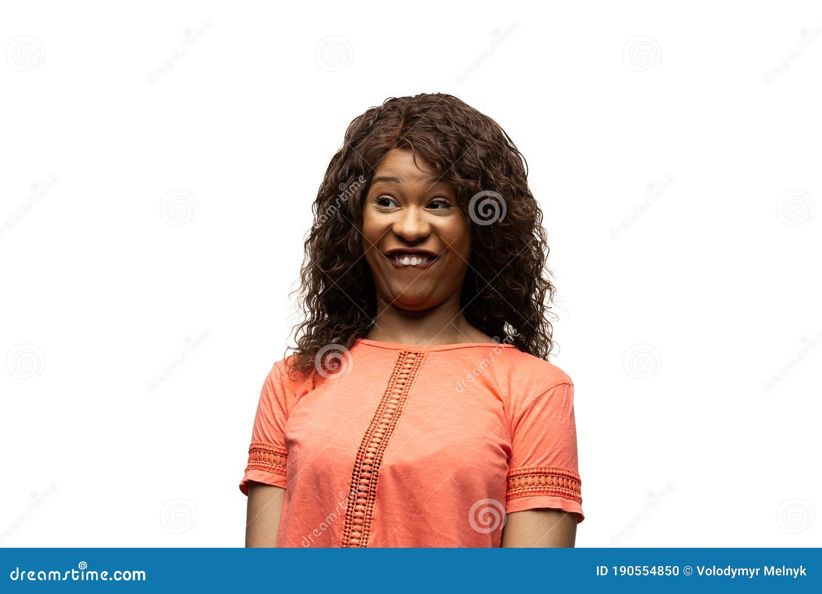 Young African-american Woman with Funny, Unusual Popular Emotions and  Gestures Isolated on White Studio Background Stock Photo - Image of african,  beauty: 190554850