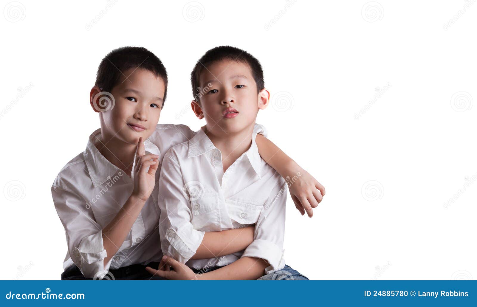Young Asian Brothers stock photo. Image of happiness 24885780