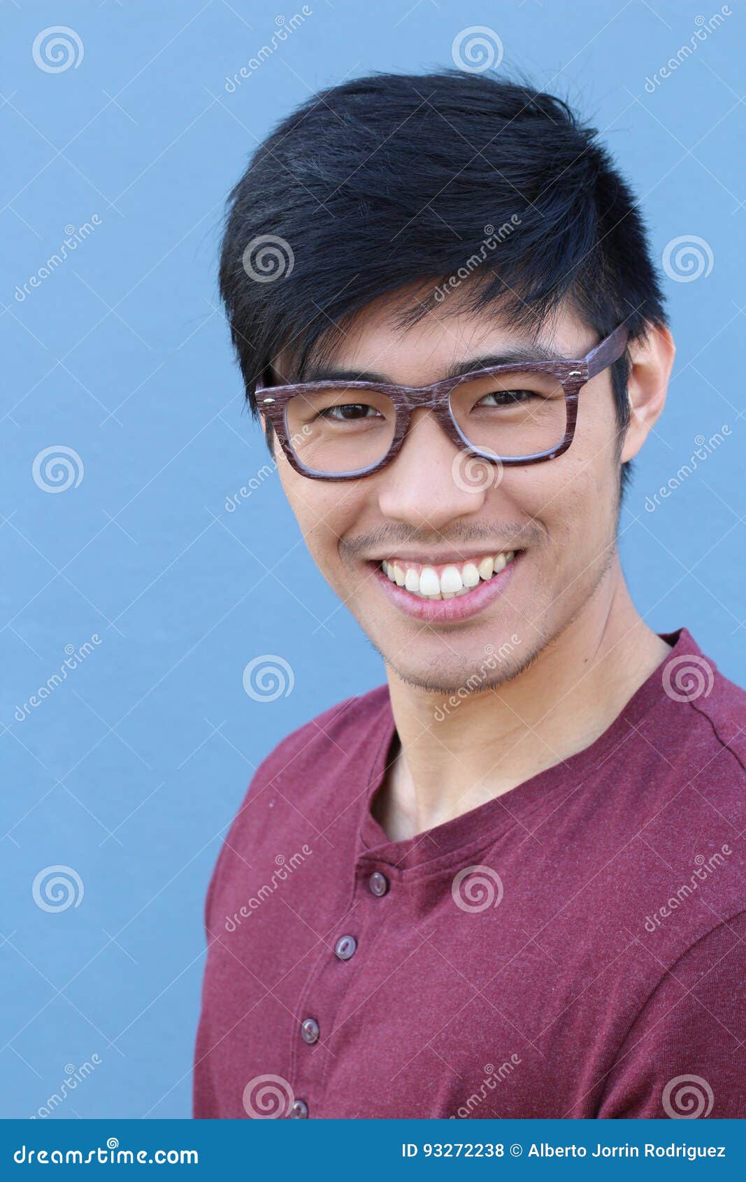 asian guy with glasses