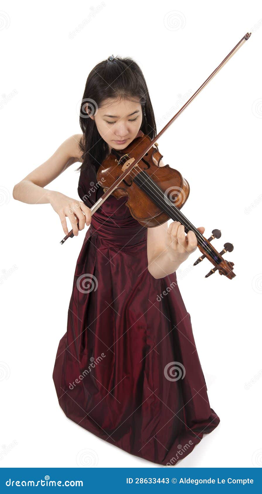 Young Asian Woman Playing The Violin Stock Photos Image 28633443