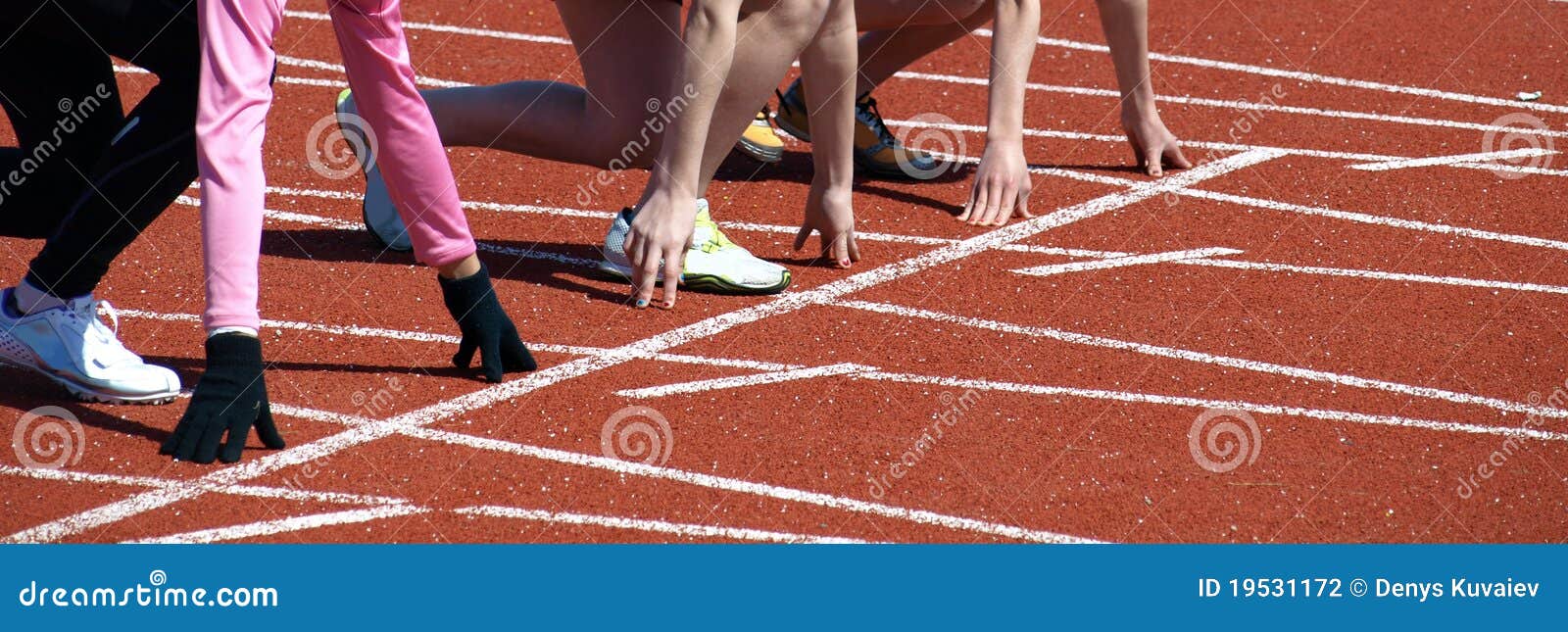 Young Athletes at the Start Stock Photo Image of event, health 19531172