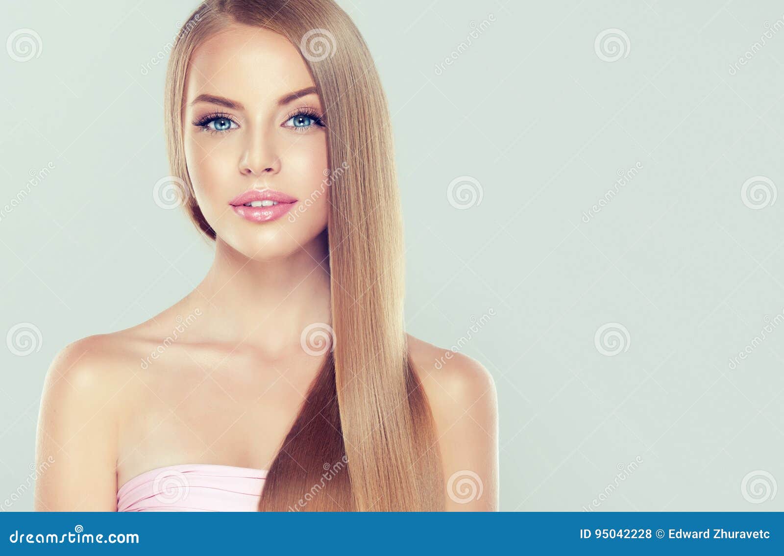 shiny blond hair images