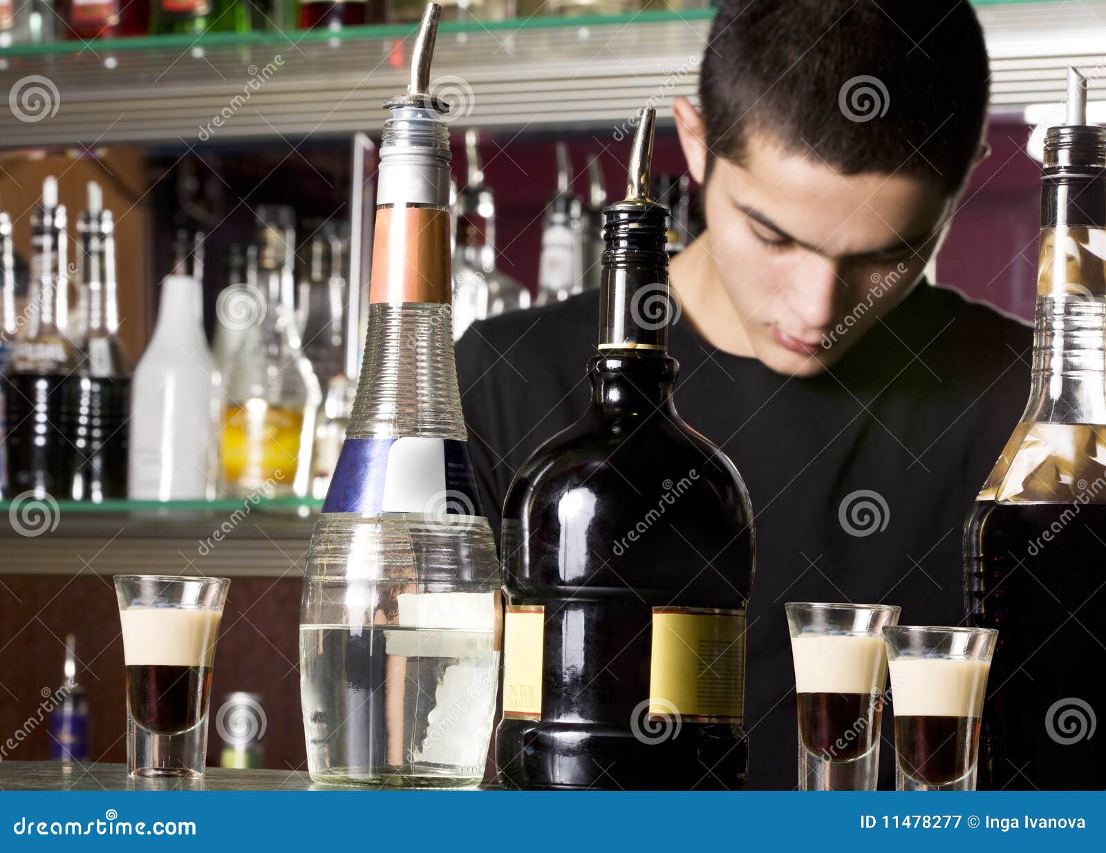 young barman