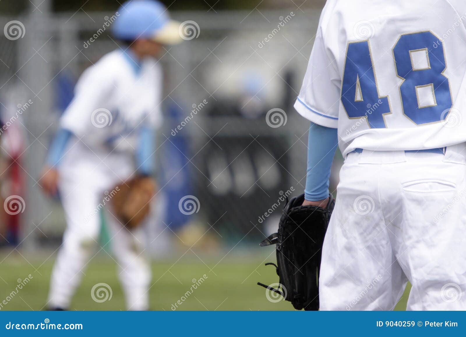 Young baseball players stock image. Image of athlete, pitch 9040259