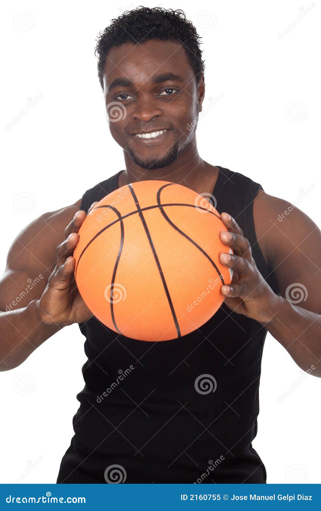 Young with basketball ball stock image. Image of casual 2160755