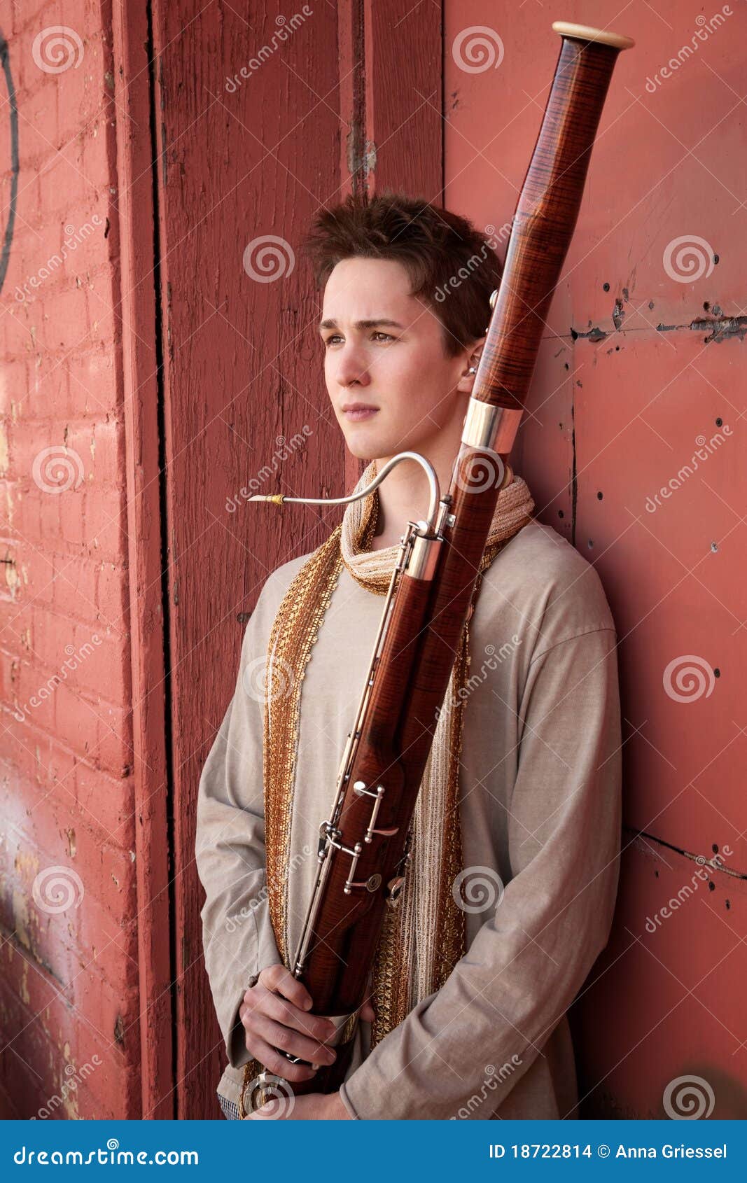 Young Bassoon Musician stock photo. Image of musician 18722814