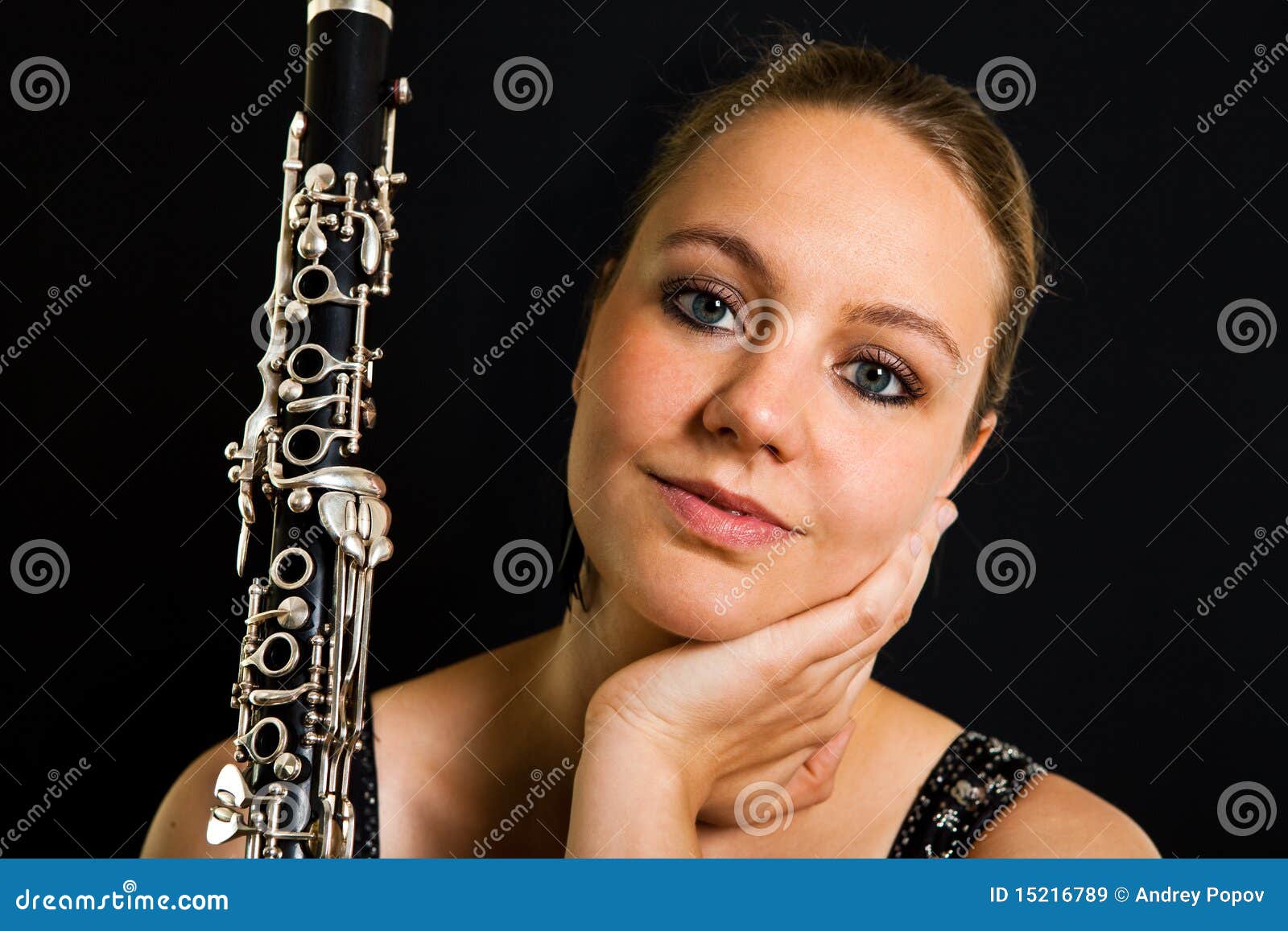 Young Beautiful Stock Image Image of looking, classical
