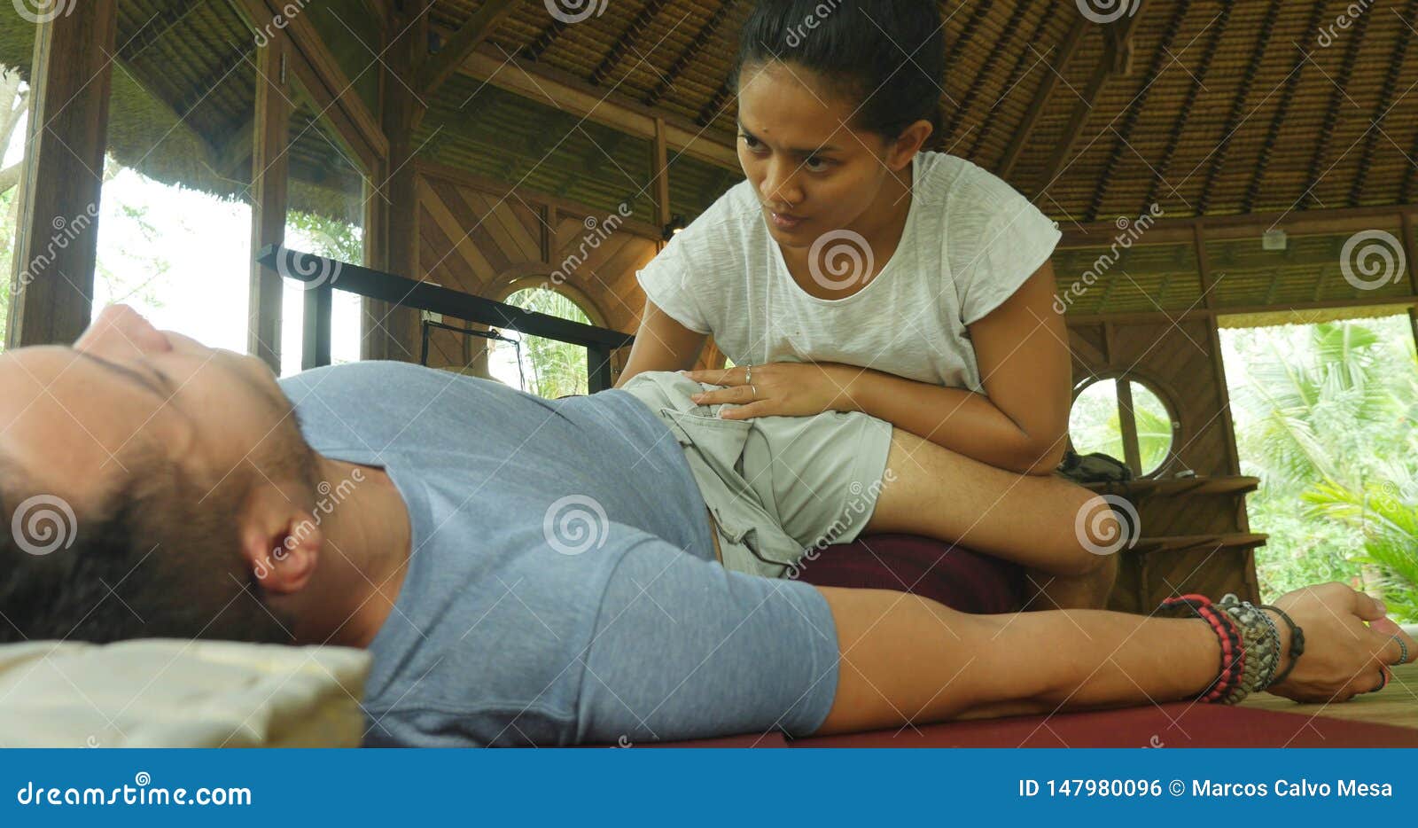 exotic asian girls getting massages