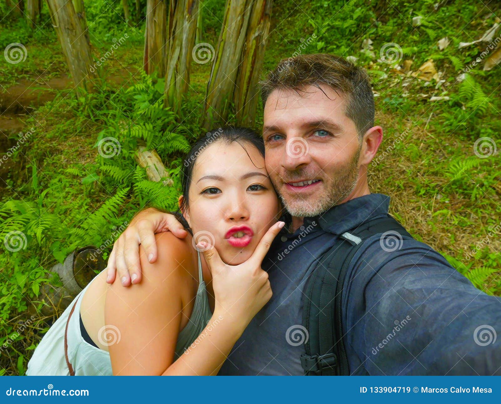 Asian - White interracial couple 1