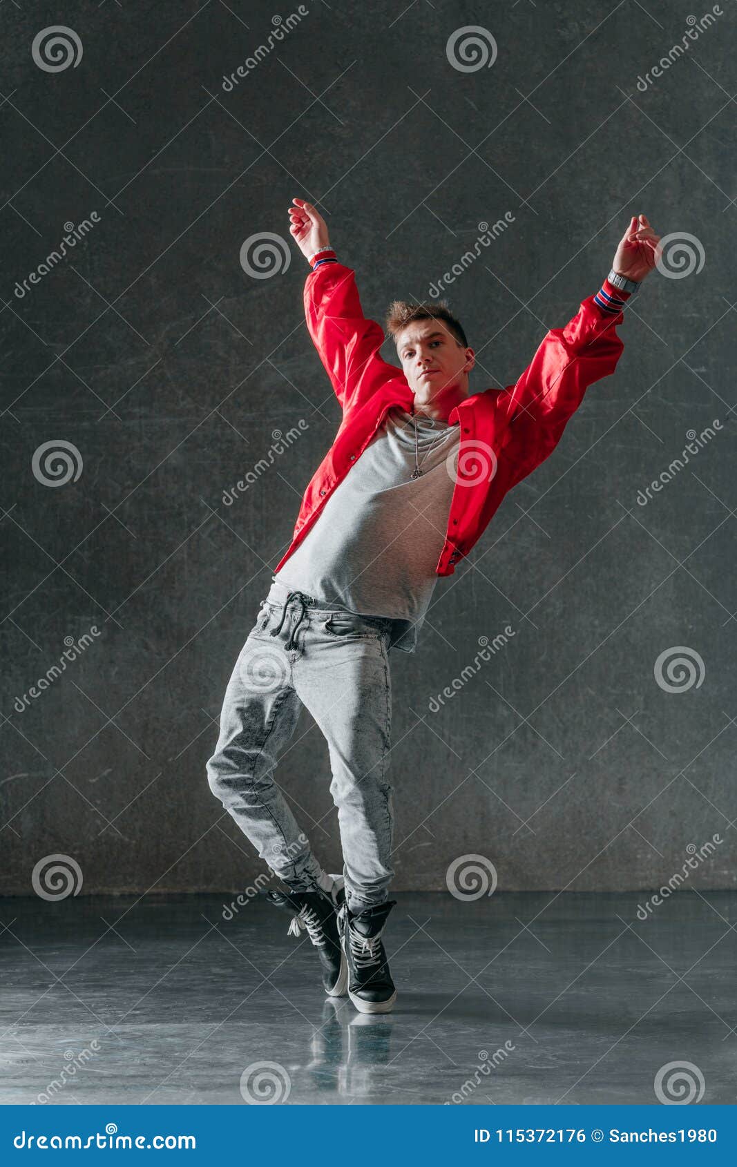 Young Beautiful Male Dancer Posing in Studio Stock Photo Image of