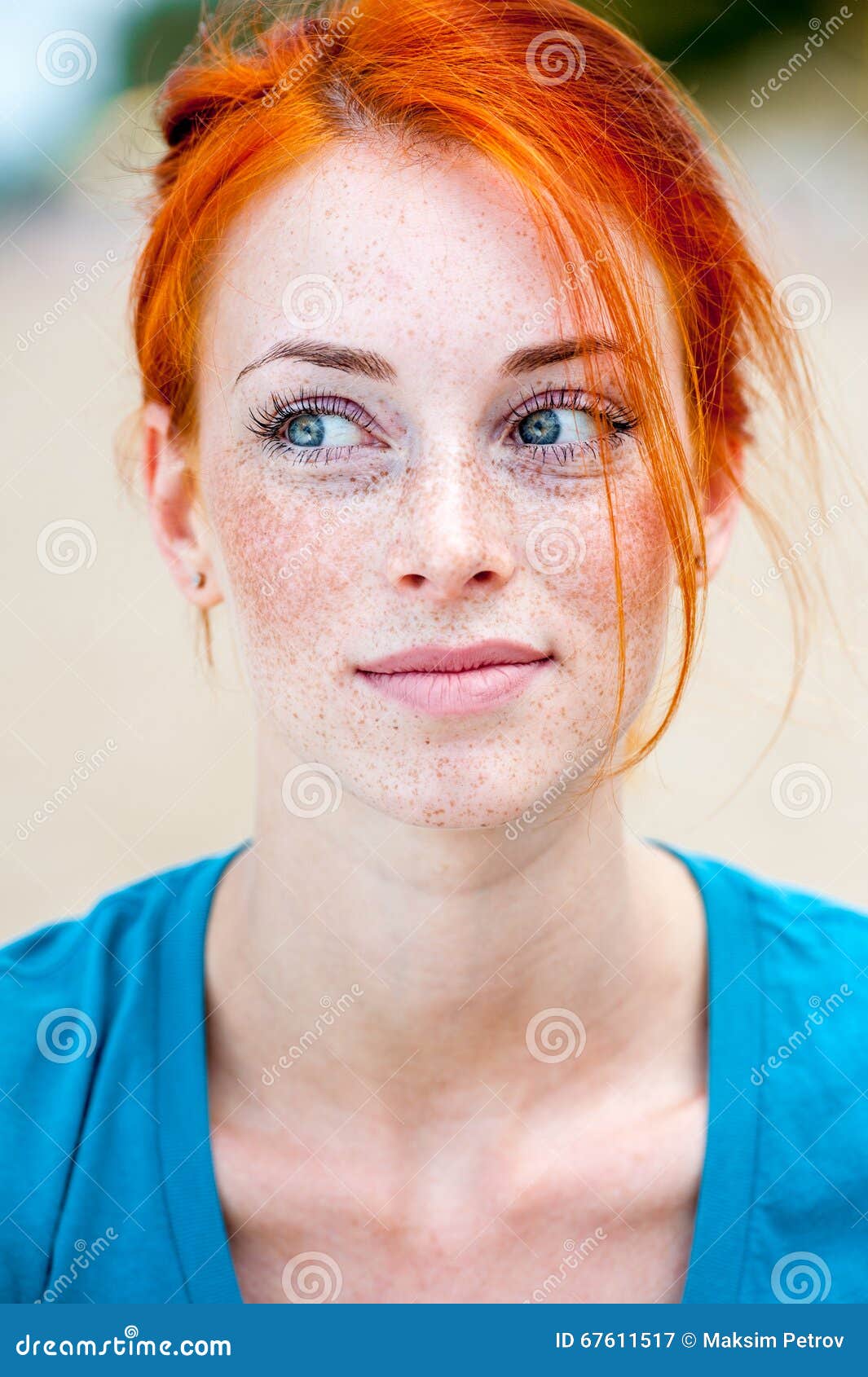 Sexy Redhead With Freckles