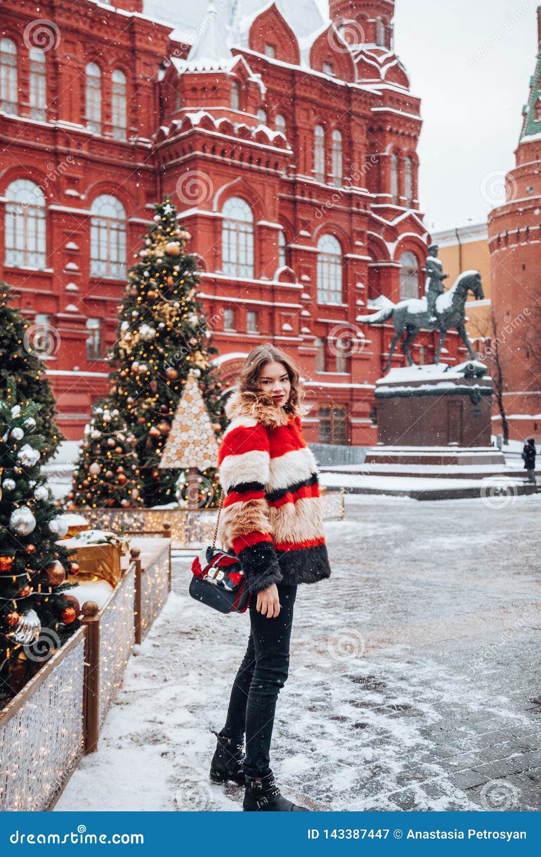 Russian Girls Walking Along Telegraph