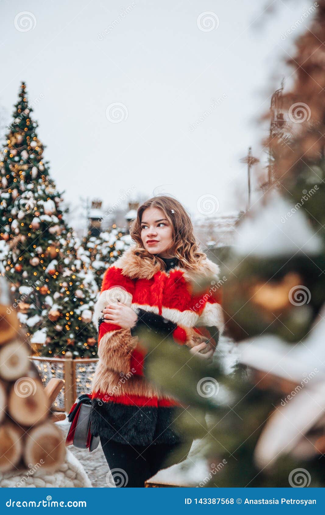 Russian Girls Walking Along